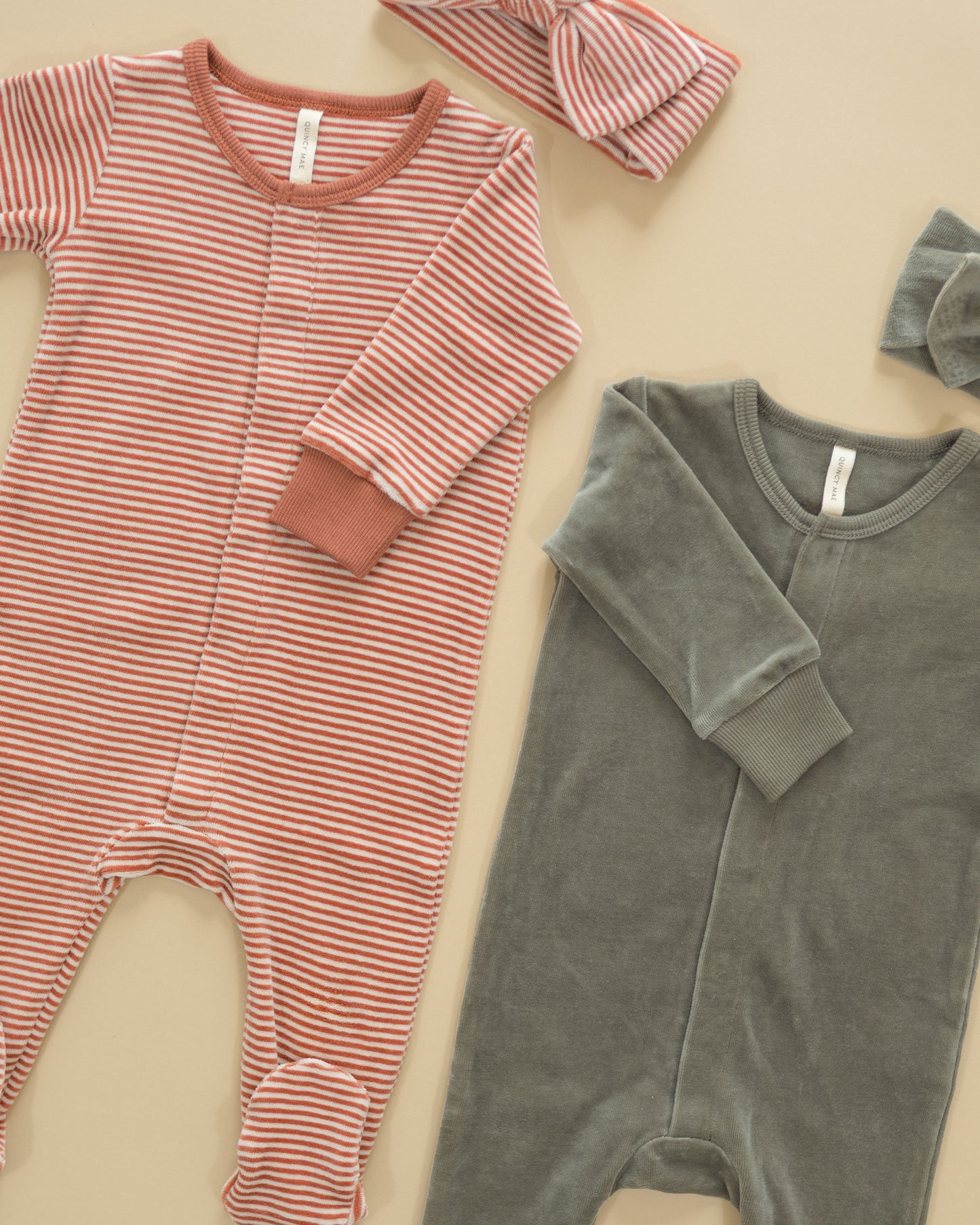 Hidden Snap Footie || Forest - Rylee + Cru | Kids Clothes | Trendy Baby Clothes | Modern Infant Outfits |