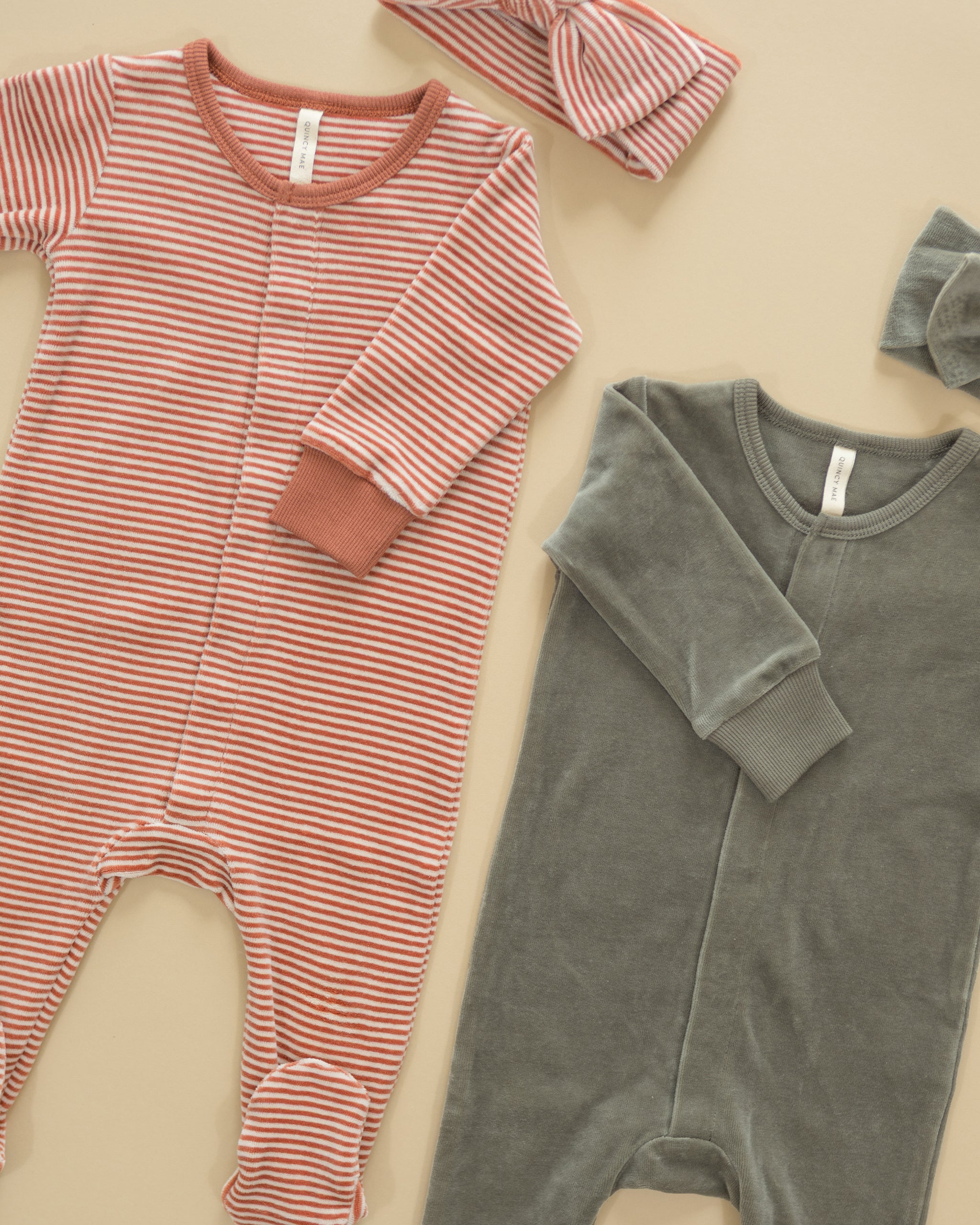 Hidden Snap Footie || Forest - Rylee + Cru | Kids Clothes | Trendy Baby Clothes | Modern Infant Outfits |