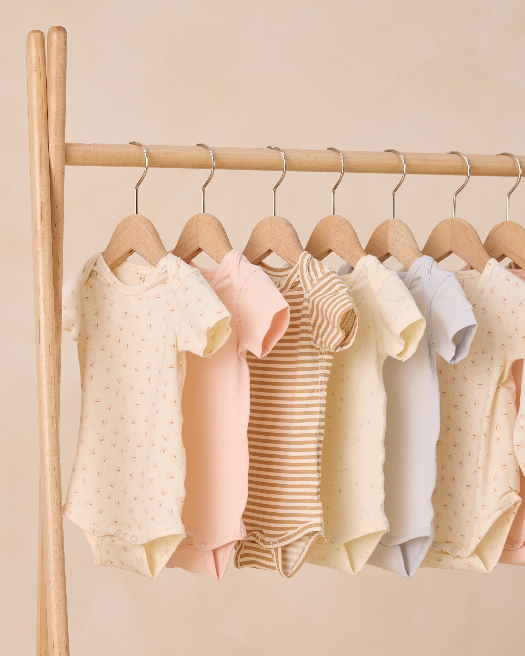 Short Sleeve One-Piece || Fog - Rylee + Cru | Kids Clothes | Trendy Baby Clothes | Modern Infant Outfits |