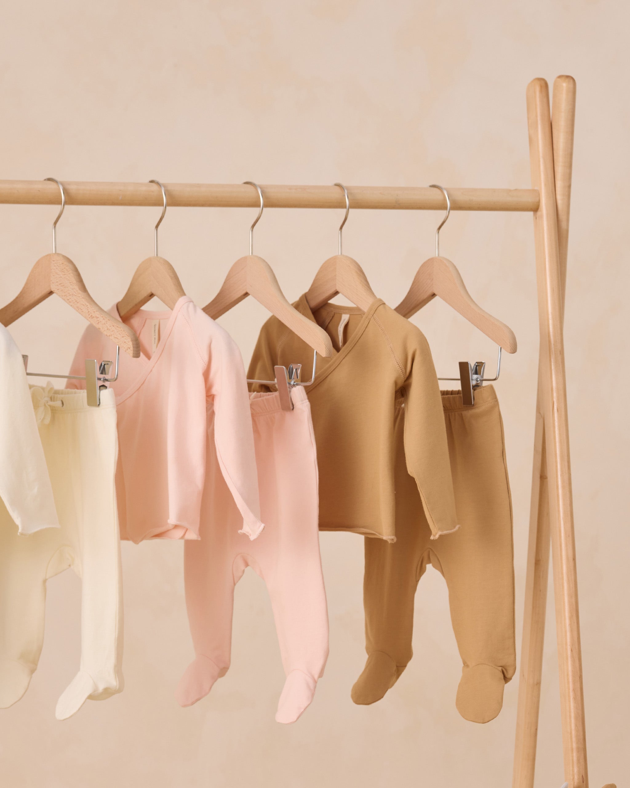 Wrap Top + Footed Pant Set Petal – Quincy Mae
