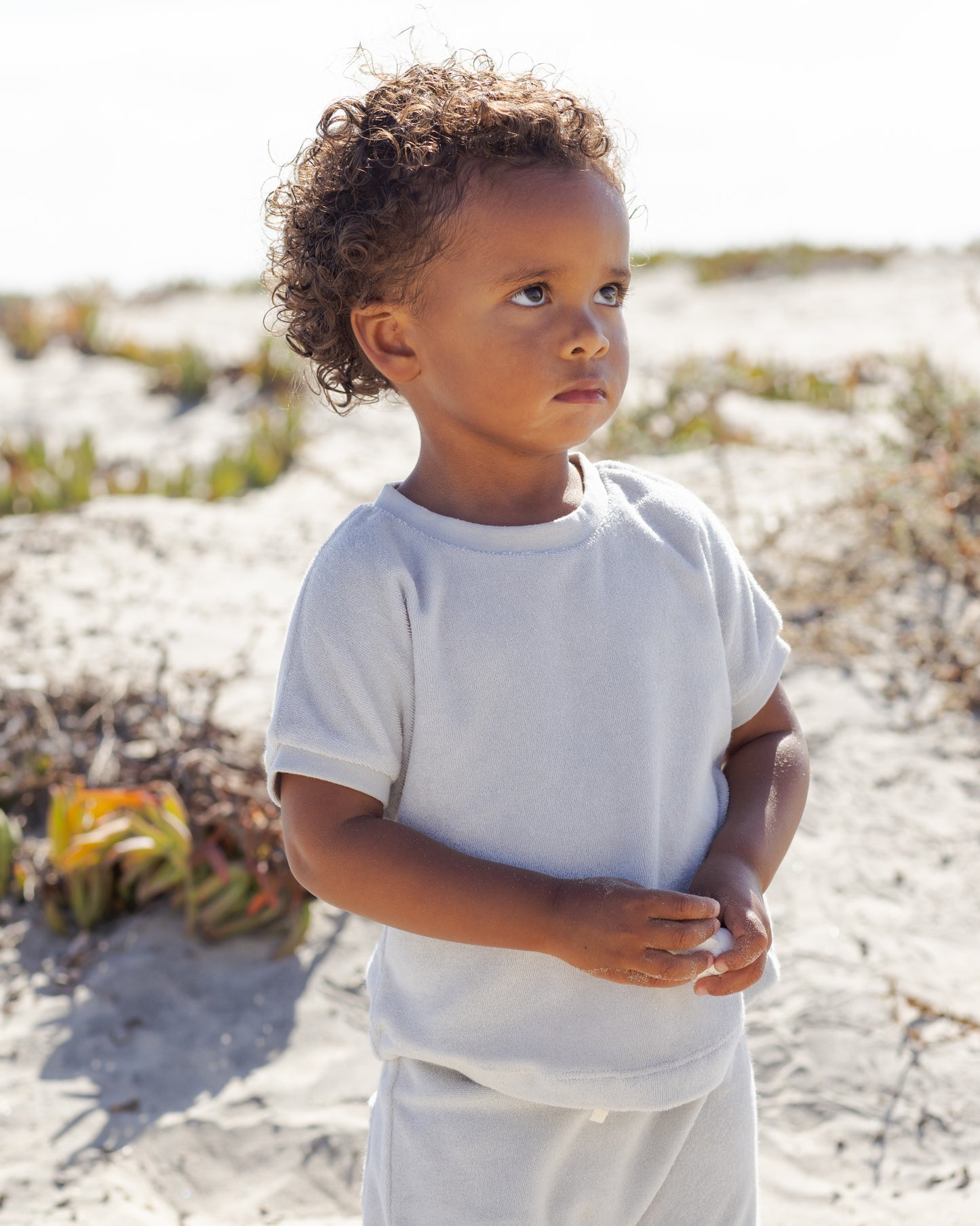 Terry Tee + Pant Set Sky - Rylee + Cru | Kids Clothes | Trendy Baby Clothes | Modern Infant Outfits |