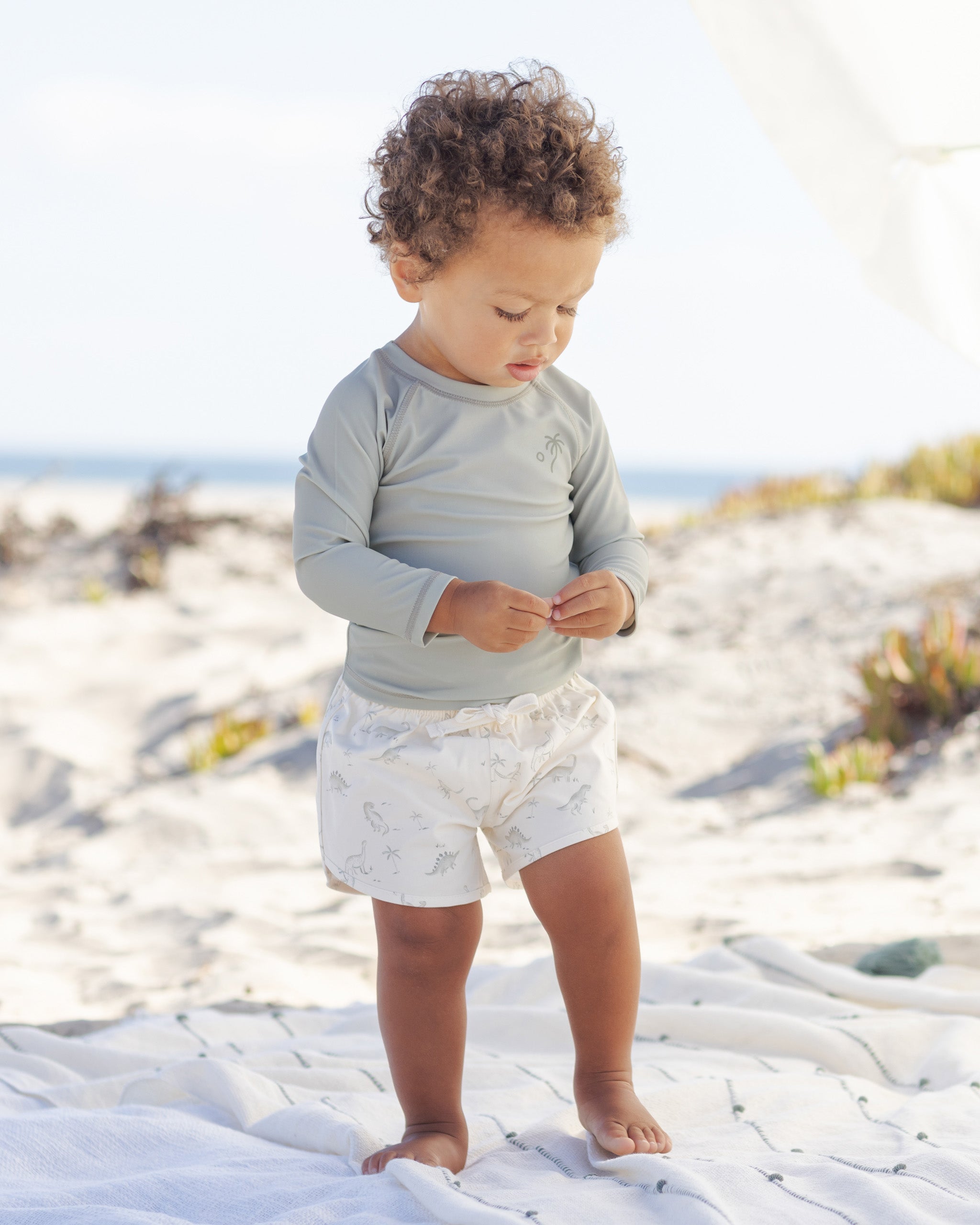 Rashguard Sage - Rylee + Cru | Kids Clothes | Trendy Baby Clothes | Modern Infant Outfits |