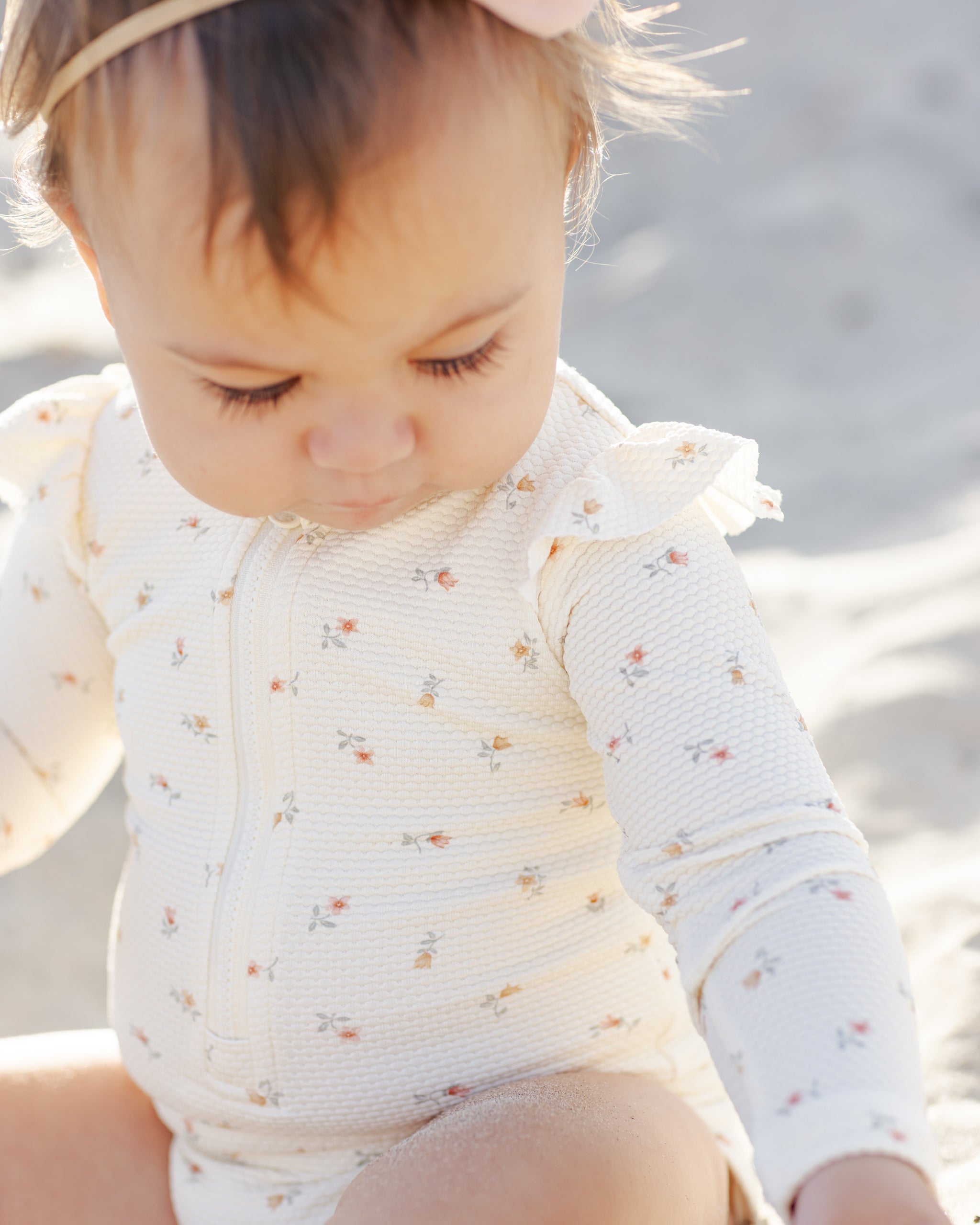 Byron Rashguard One-Piece Petit Fleur - Rylee + Cru | Kids Clothes | Trendy Baby Clothes | Modern Infant Outfits |