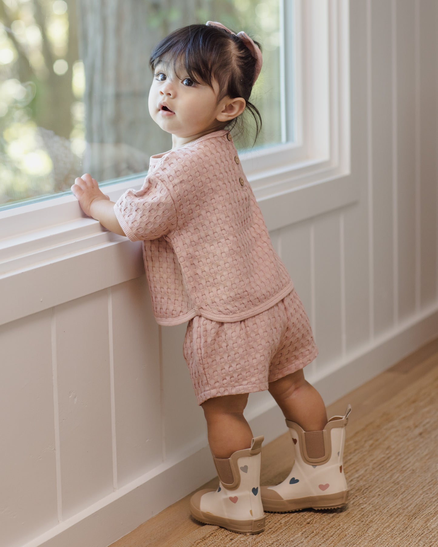 Rain Boots Confetti Hearts - Rylee + Cru | Kids Clothes | Trendy Baby Clothes | Modern Infant Outfits |