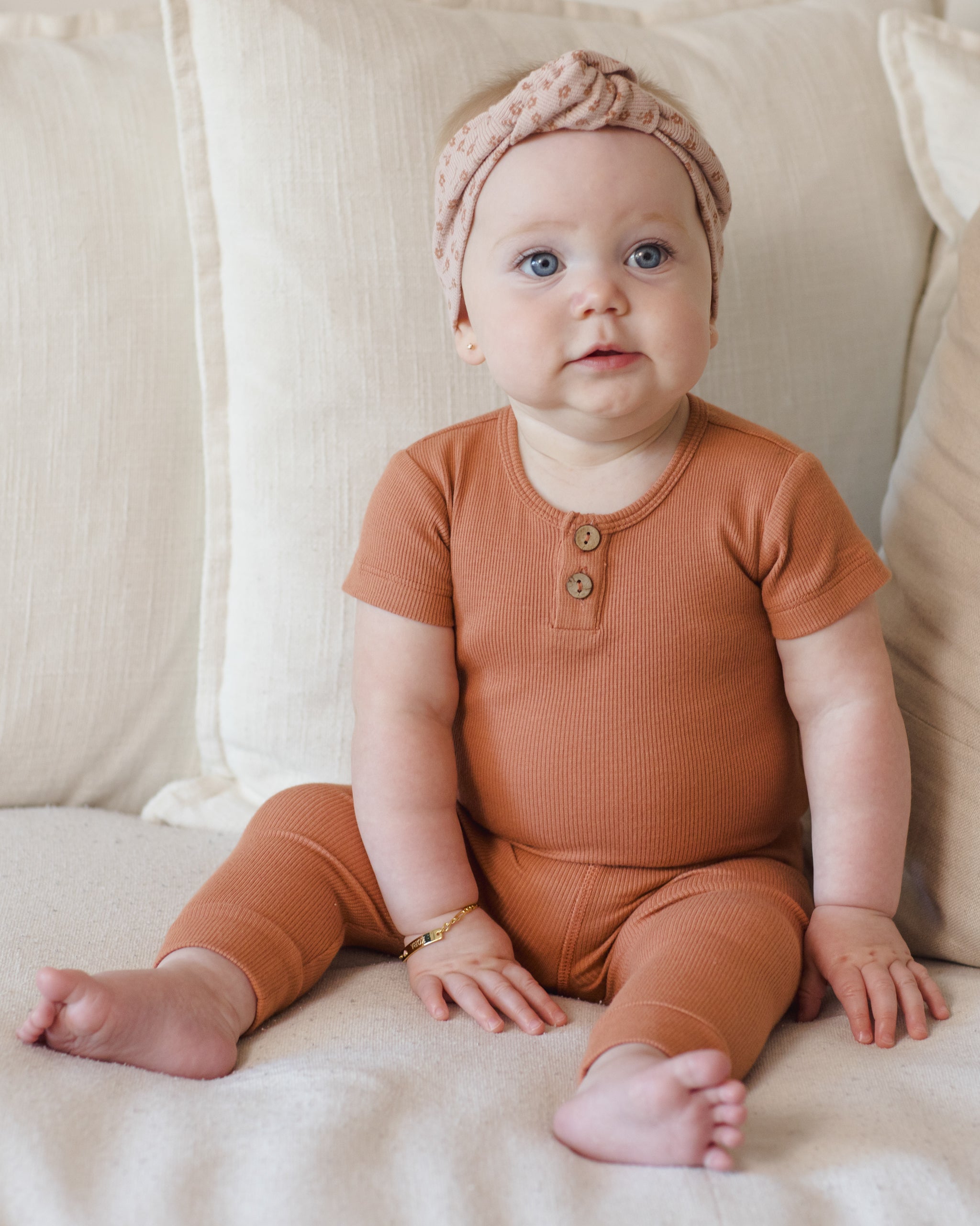 Knotted Headband Posy - Rylee + Cru | Kids Clothes | Trendy Baby Clothes | Modern Infant Outfits |