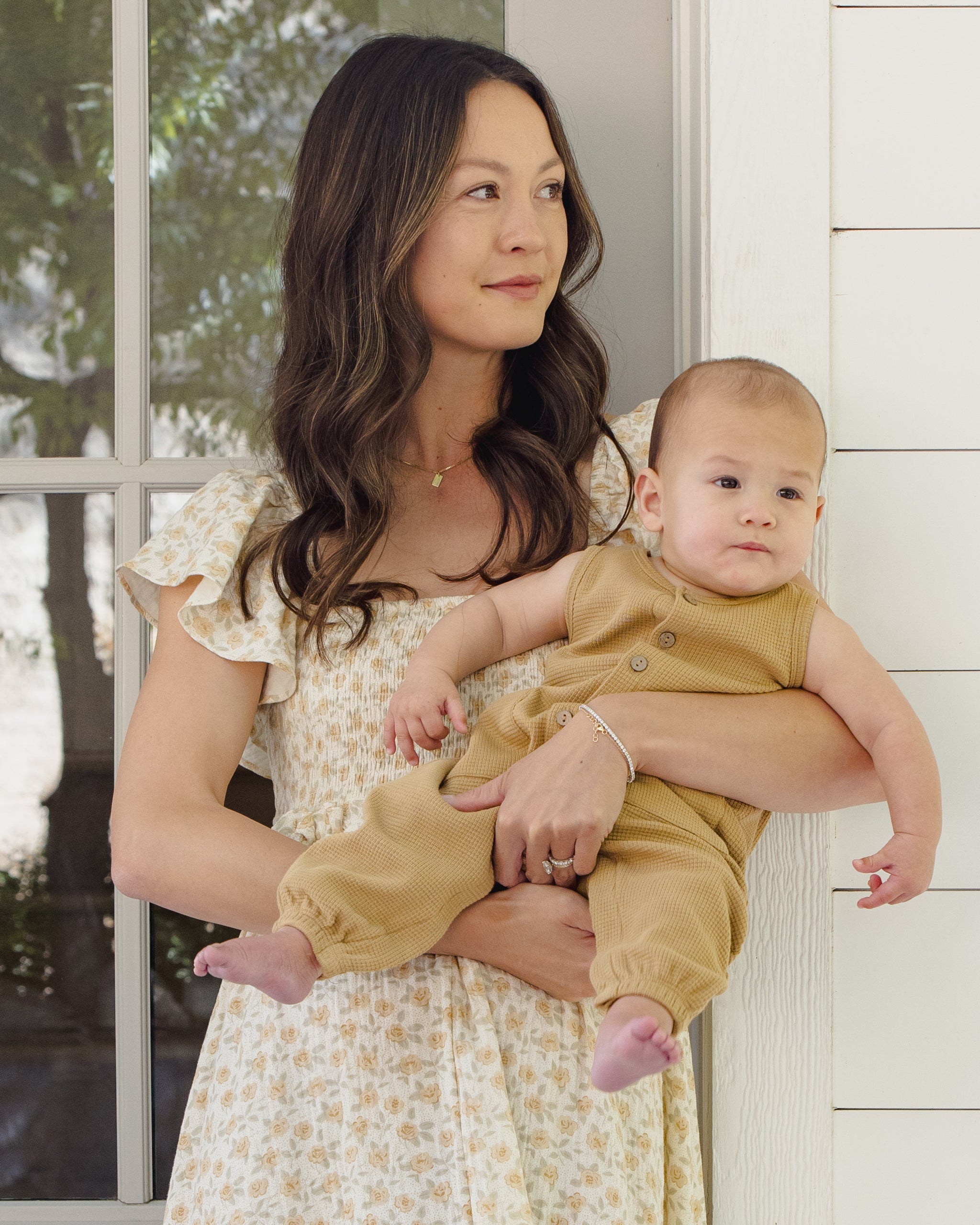 QUINCY MAE ロンパース 12-18m SALE】Quincy Mae PETER PAN ROMPER CRANBERRY クインシー メイ 長袖
