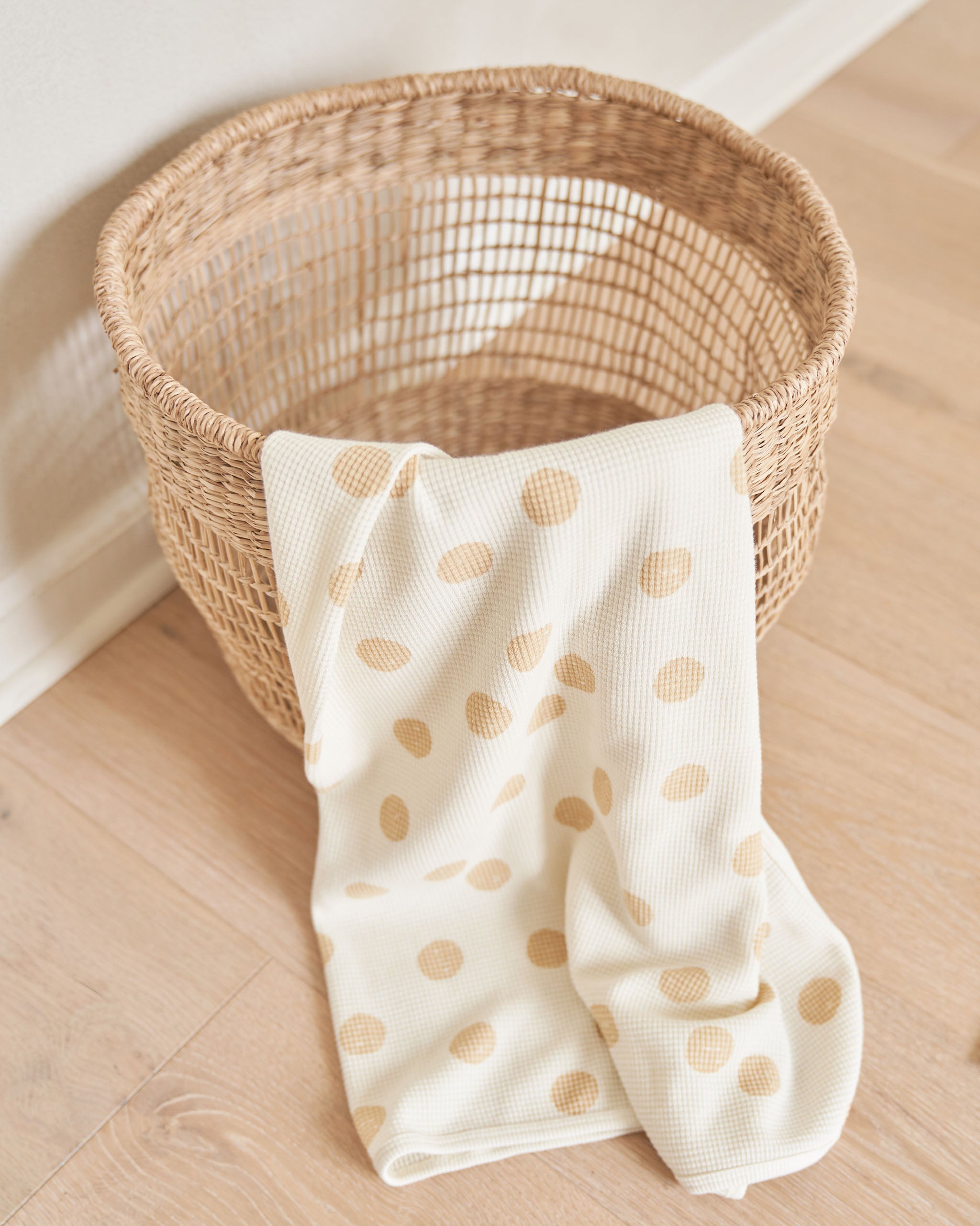 Waffle Baby Blanket || Butter Dots - Rylee + Cru | Kids Clothes | Trendy Baby Clothes | Modern Infant Outfits |