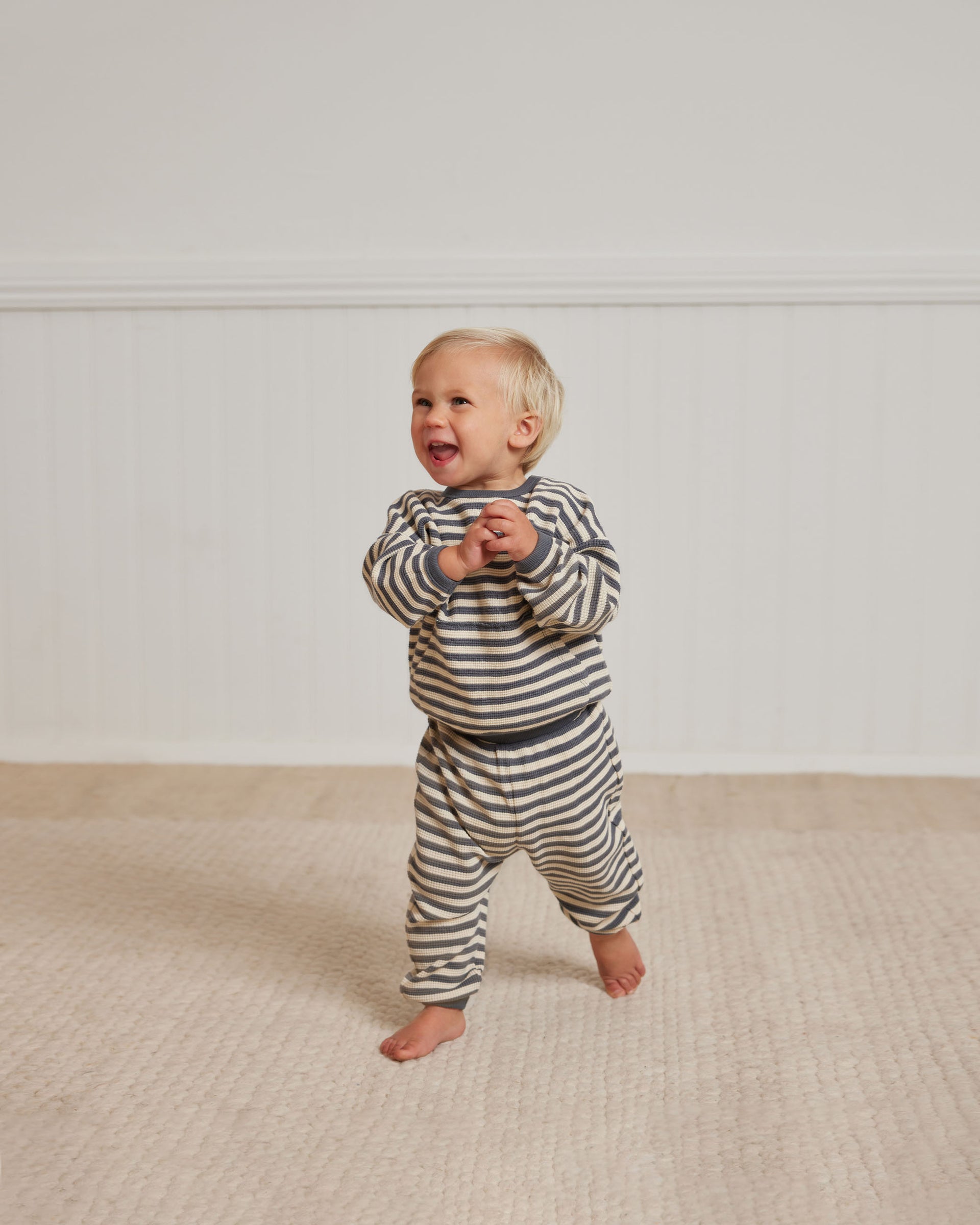Quincy Mae Waffle Sleep Set - Mulberry