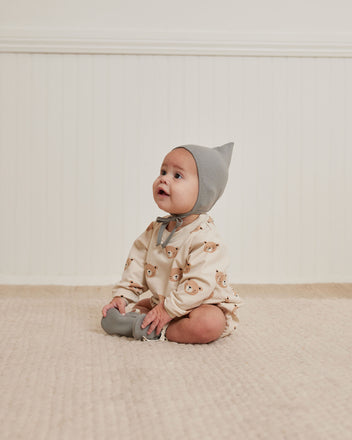 Crewneck Bubble Romper | Moose main image 0