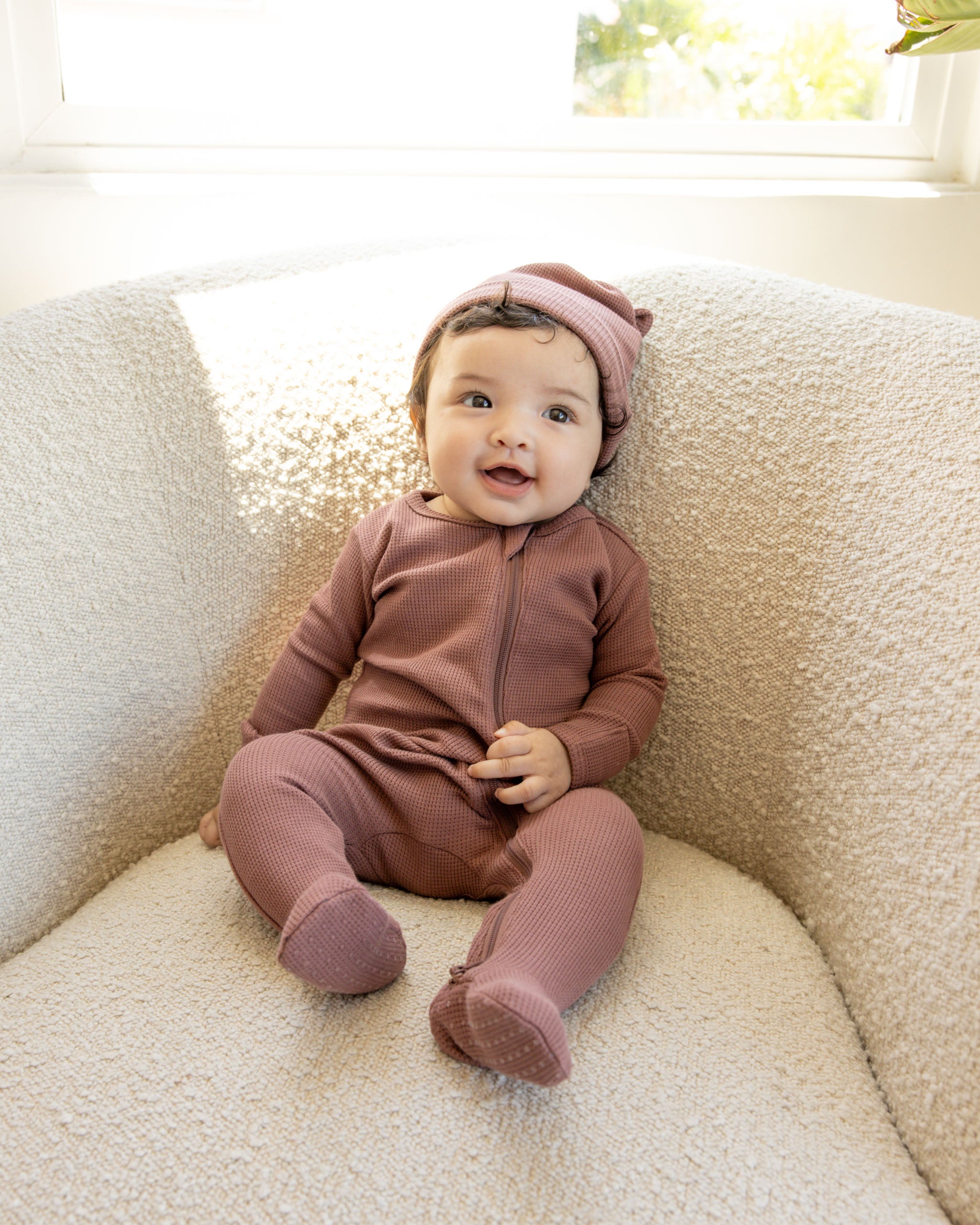 Waffle Sleep Set || Fig - Rylee + Cru | Kids Clothes | Trendy Baby Clothes | Modern Infant Outfits |