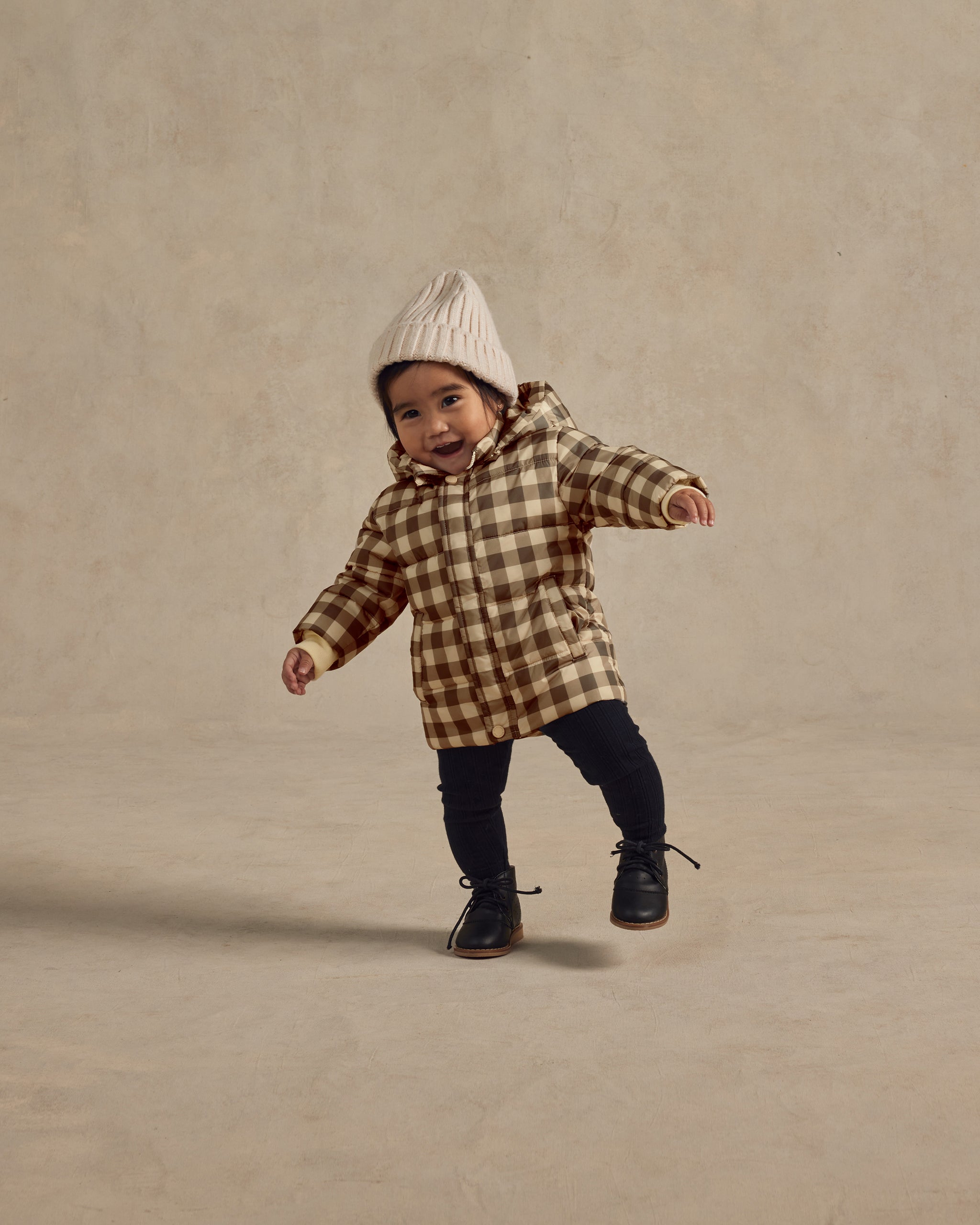 Ski Jacket || Charcoal Check - Rylee + Cru | Kids Clothes | Trendy Baby Clothes | Modern Infant Outfits |