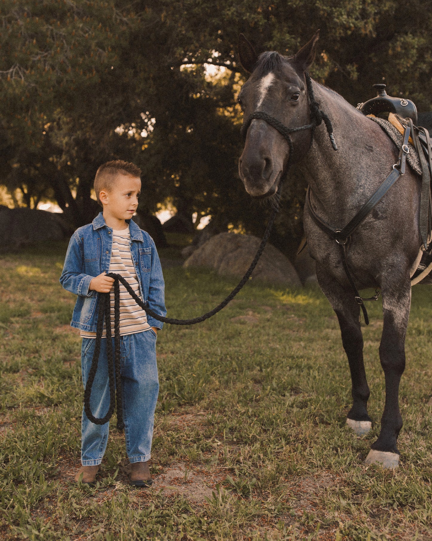 Denim Chore Coat || Indigo