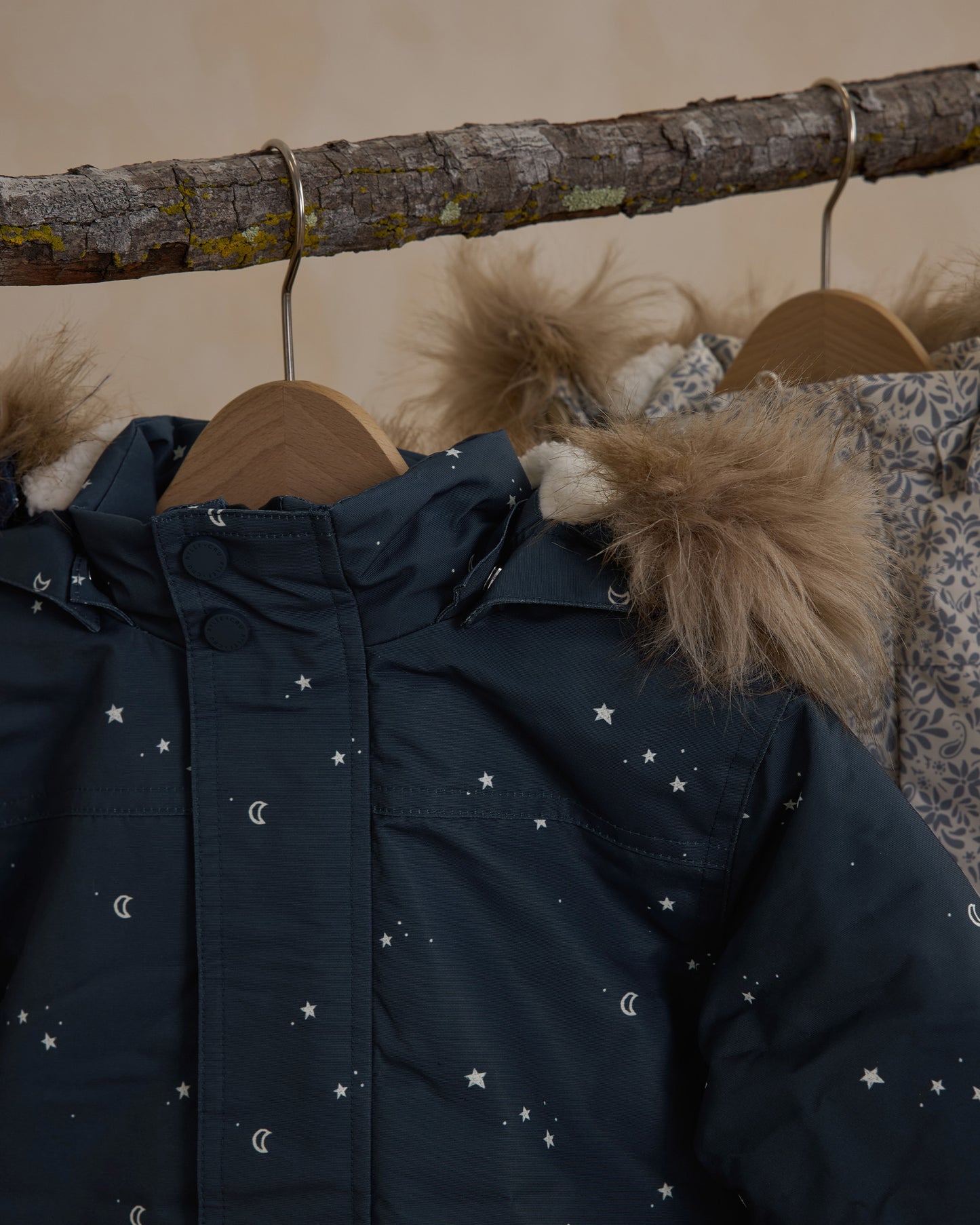 Parka Ski Jacket || Indigo Stars