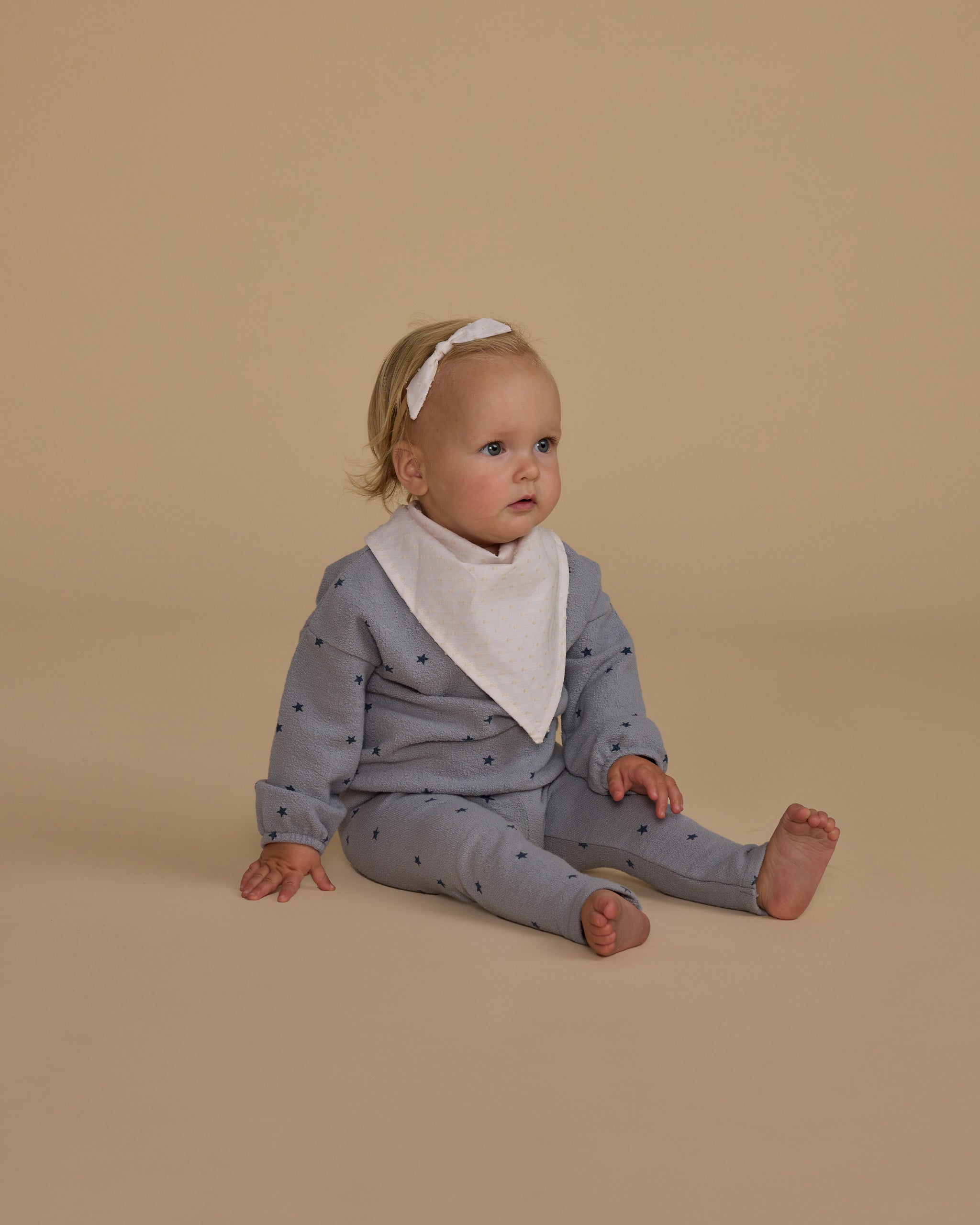 Scarf Bib Set || Harvest Rose, Natural