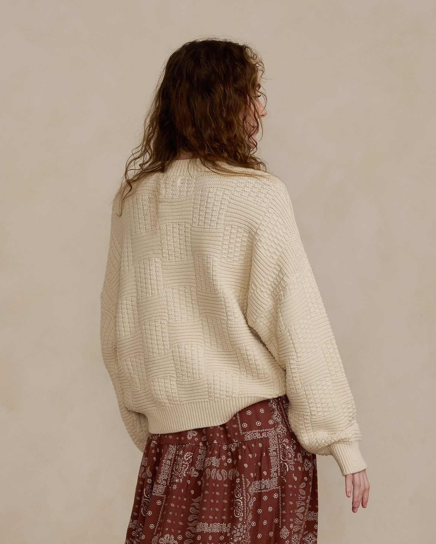 Carolina Sweater | Natural Check