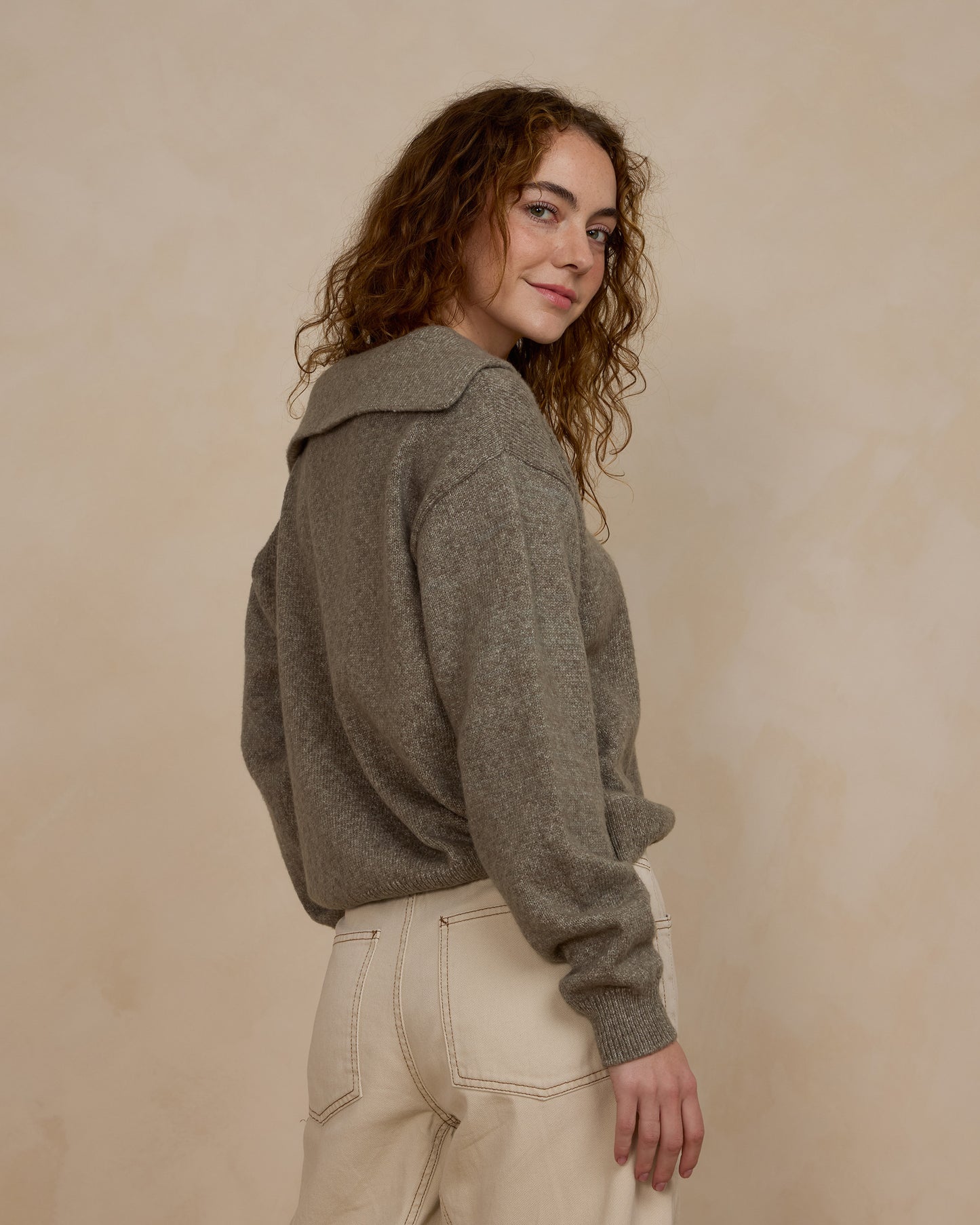 Cash Pullover | Heathered Laurel