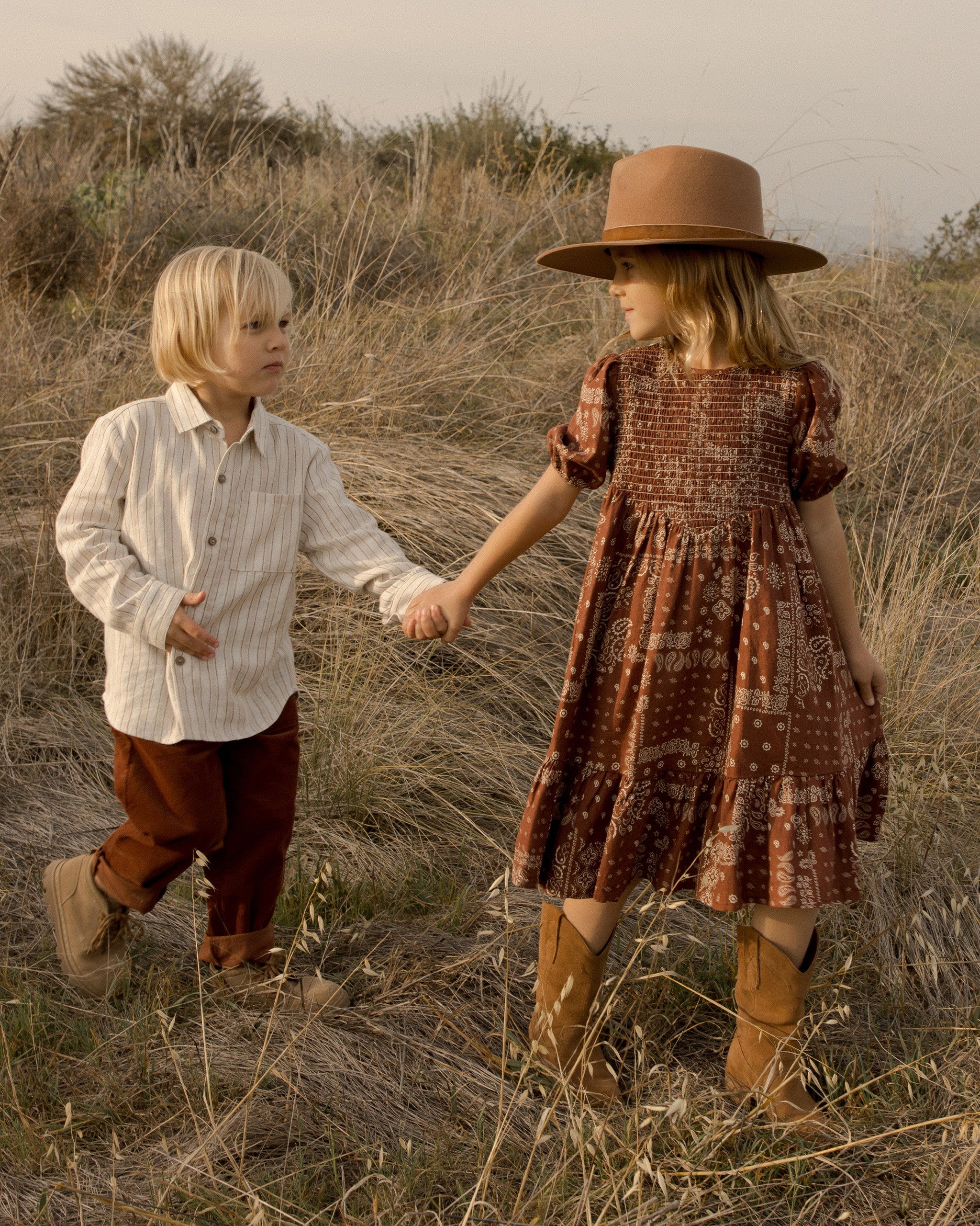 Lydia Dress || Brick Bandana