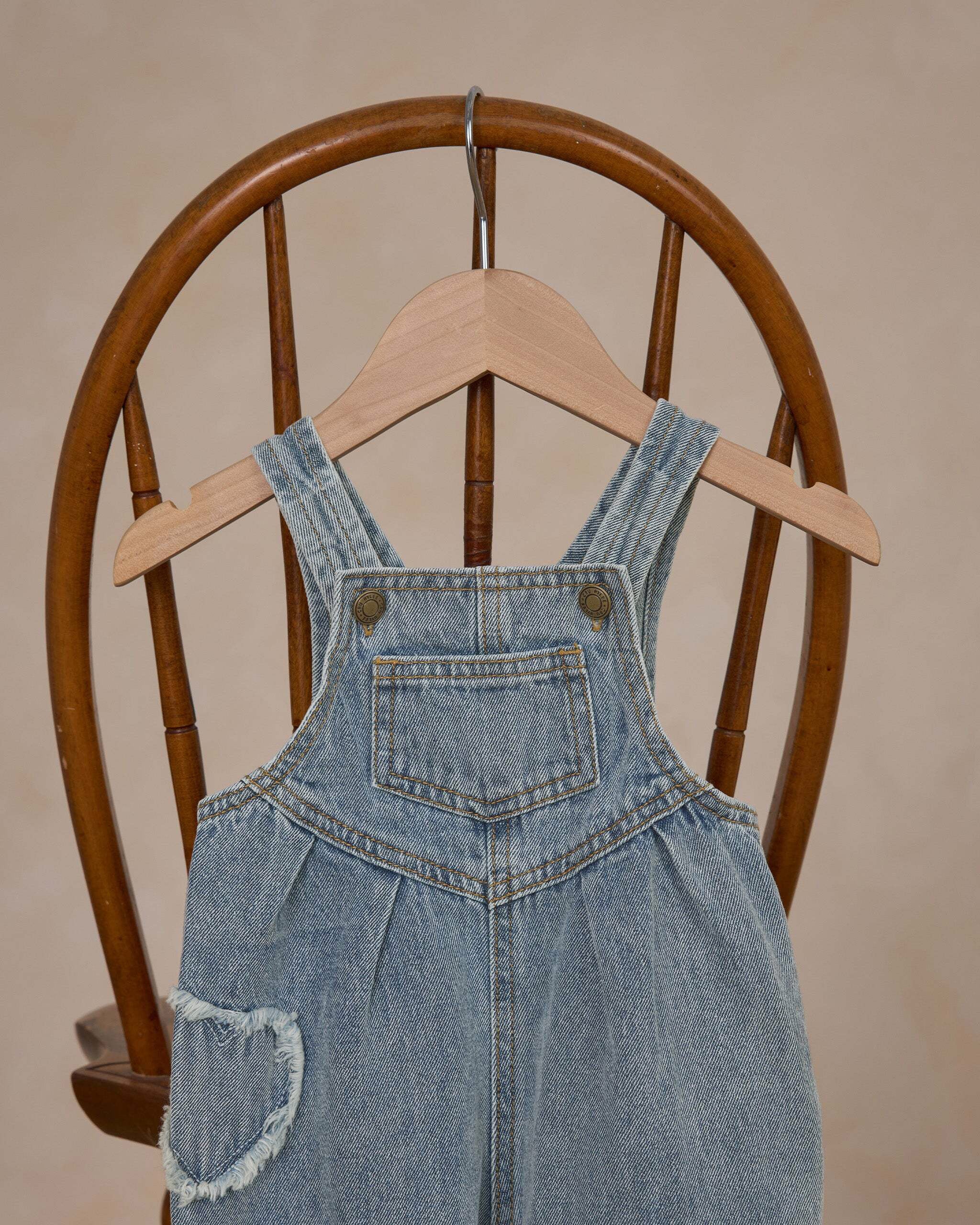 Vintage Overall || Light Washed Denim