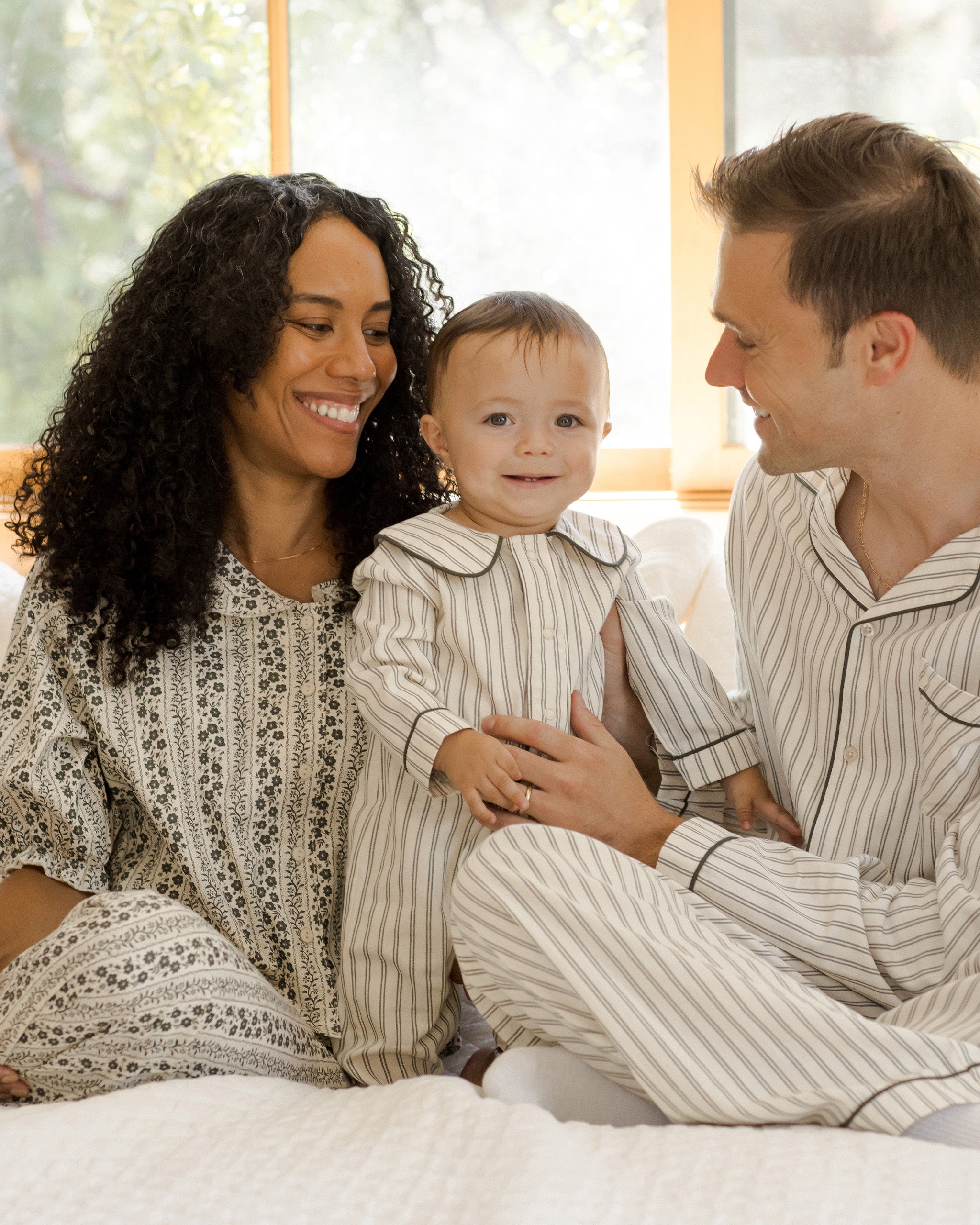 Men's Pajama Top | Forest Pinstripe