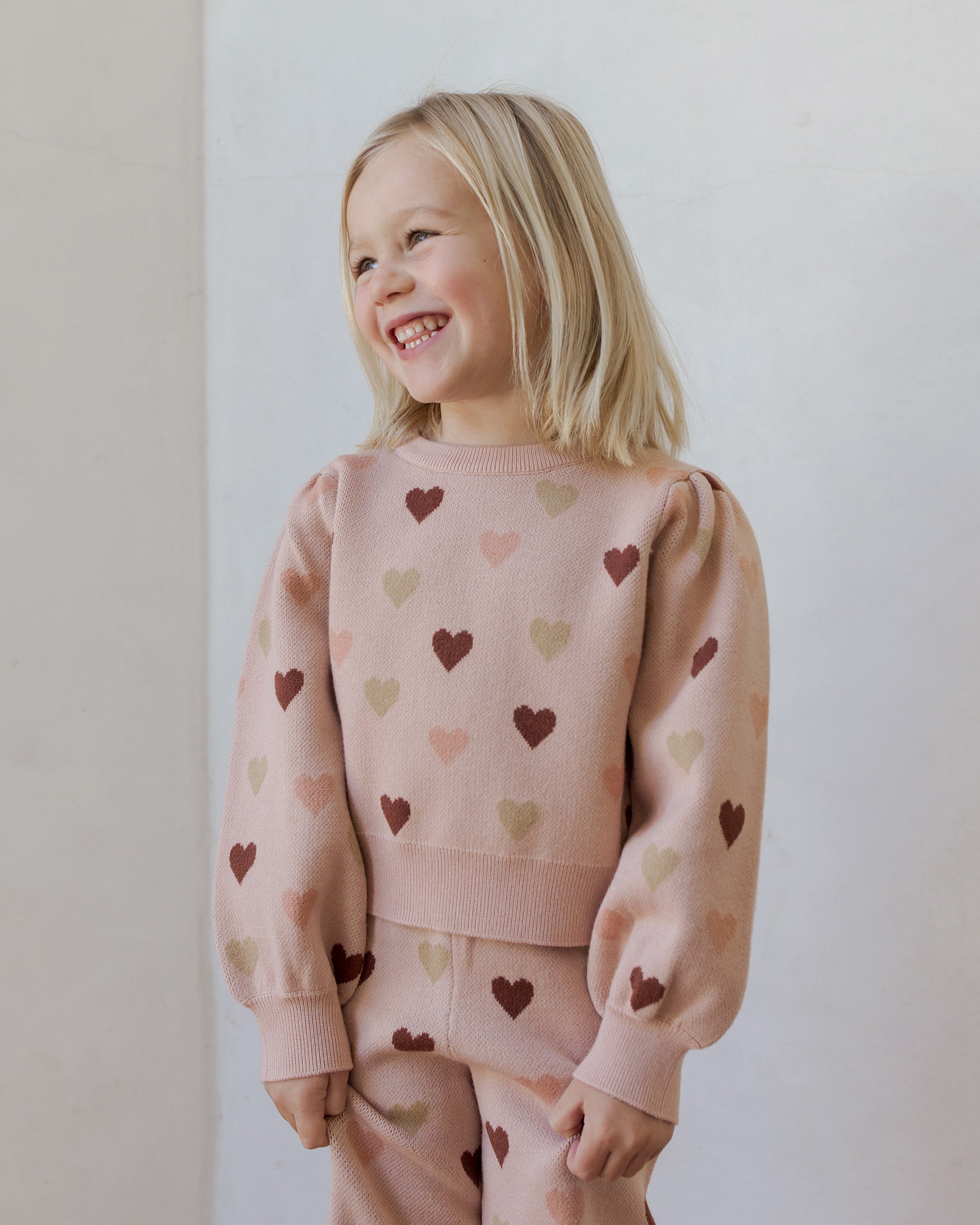 Jacquard Knit Set || Hearts