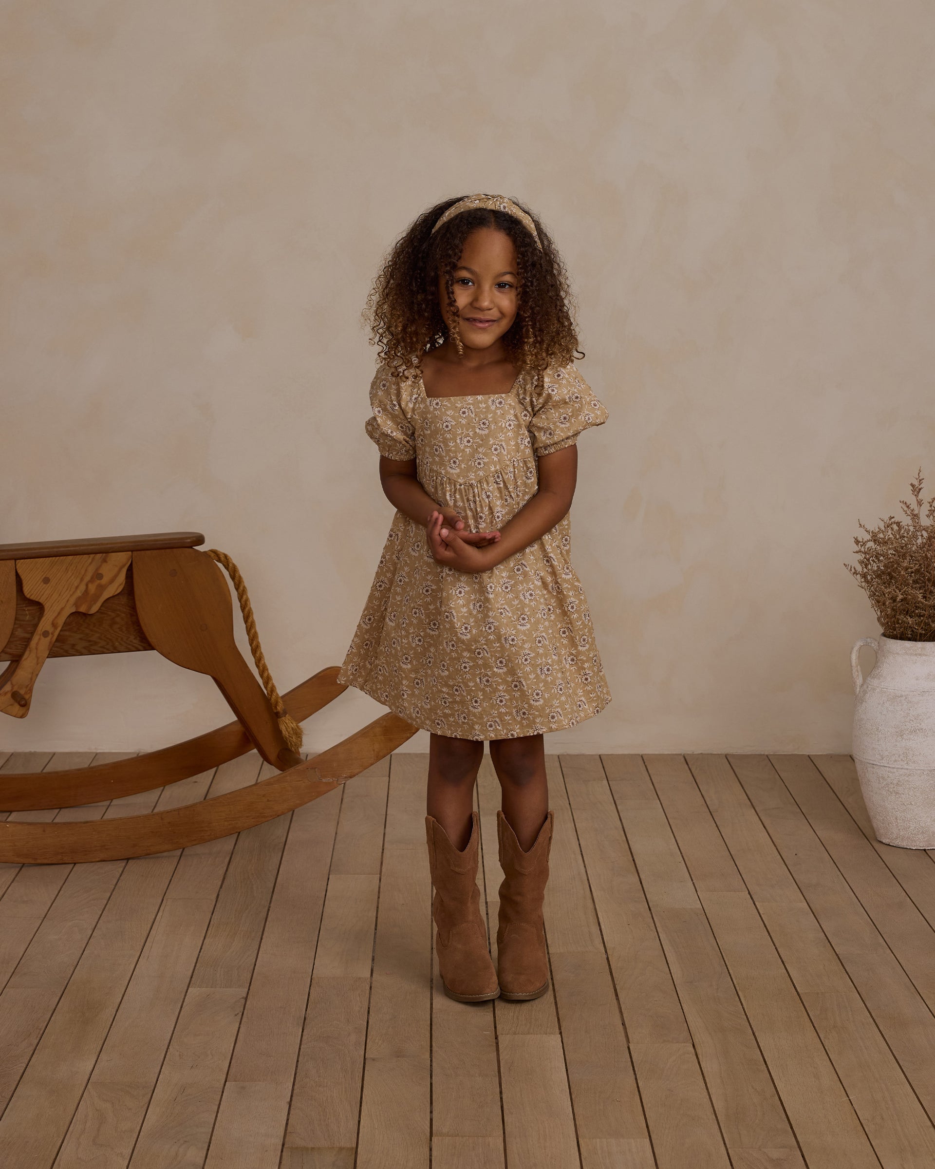 Rylee + Cru Girls Nightgown in Candy Cane Stripe main image 0
