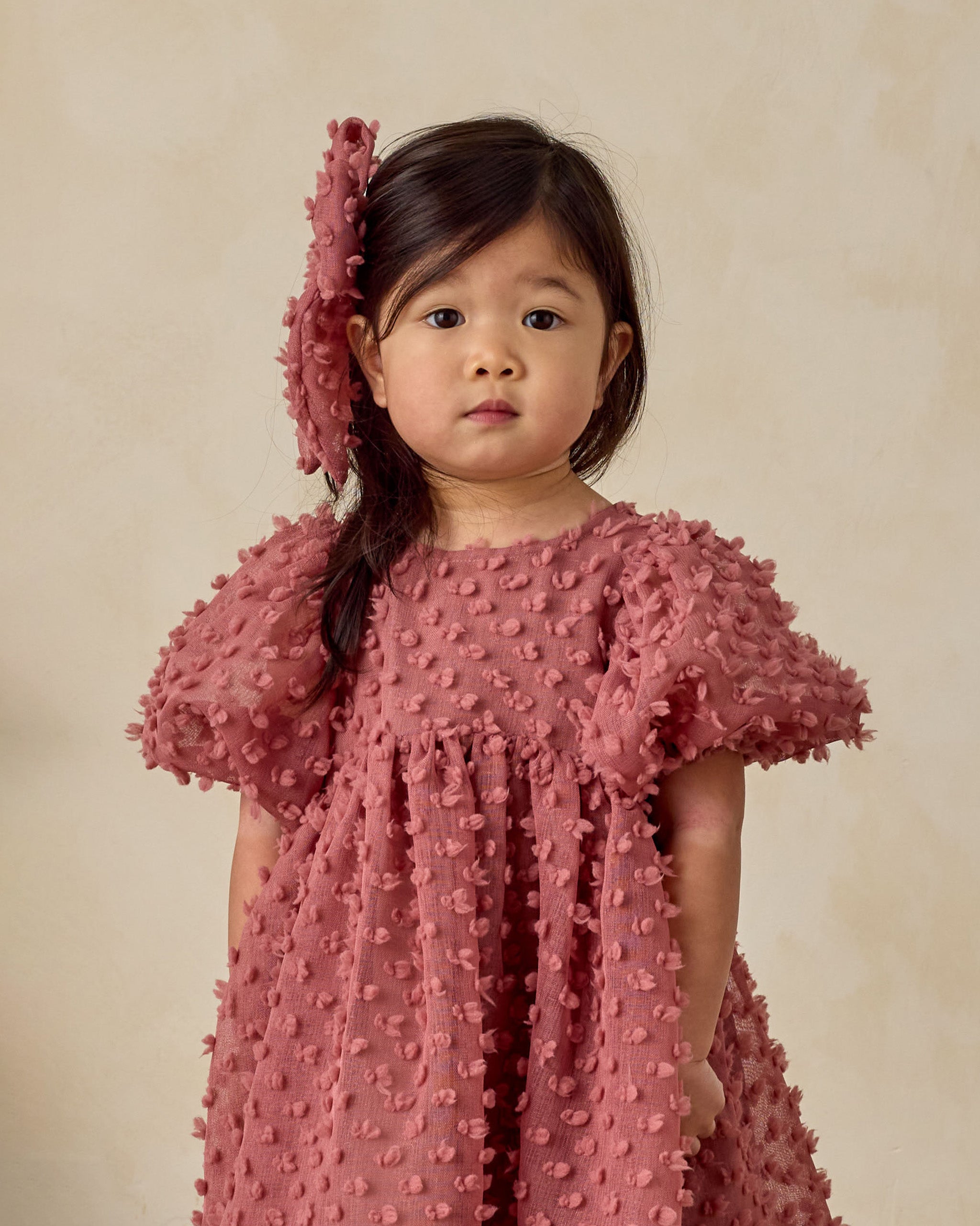 Luna Dress | Raspberry - Rylee + Cru | Kids Clothes | Trendy Baby Clothes | Modern Infant Outfits |