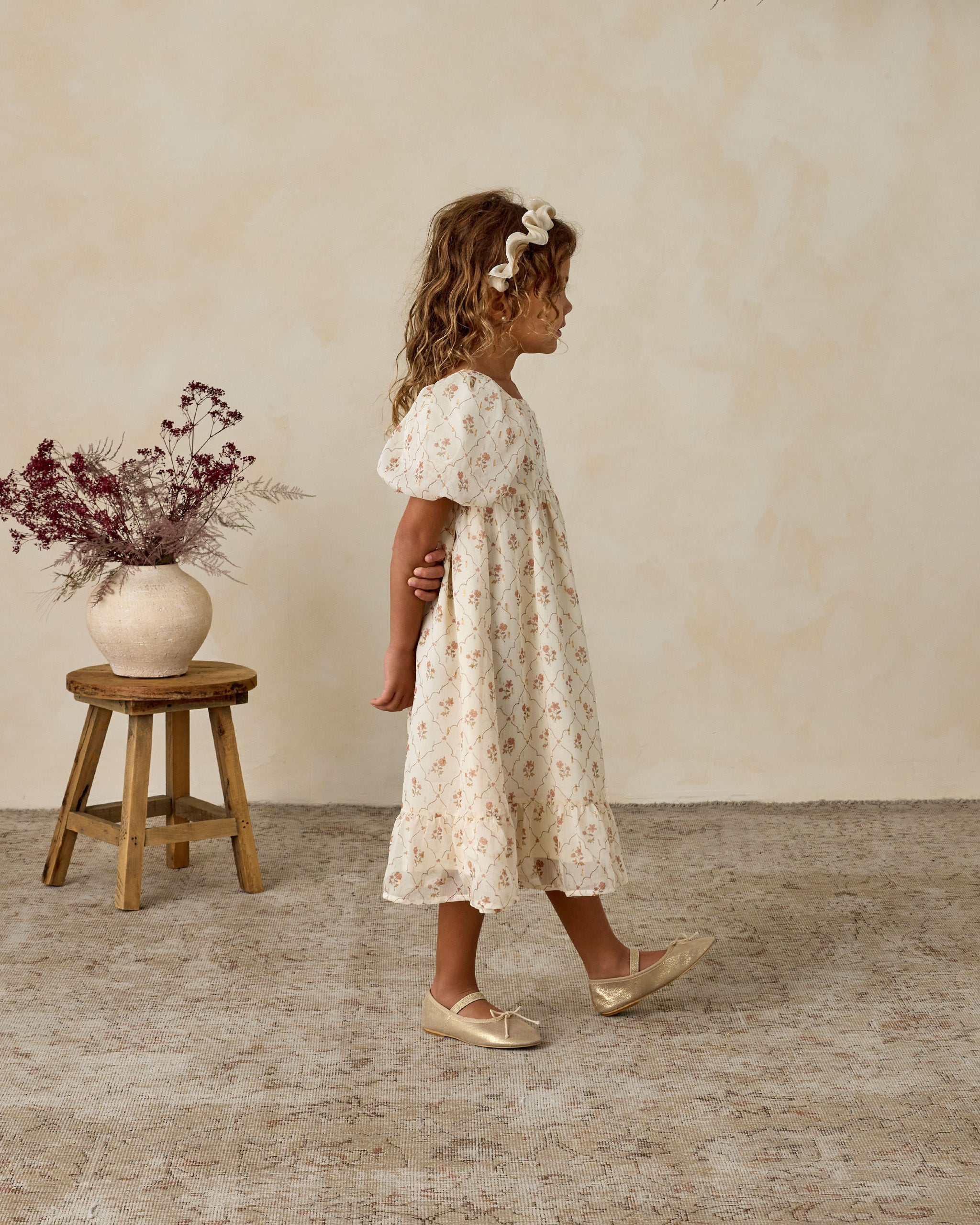 Gathered Headband | Ecru - Rylee + Cru | Kids Clothes | Trendy Baby Clothes | Modern Infant Outfits |