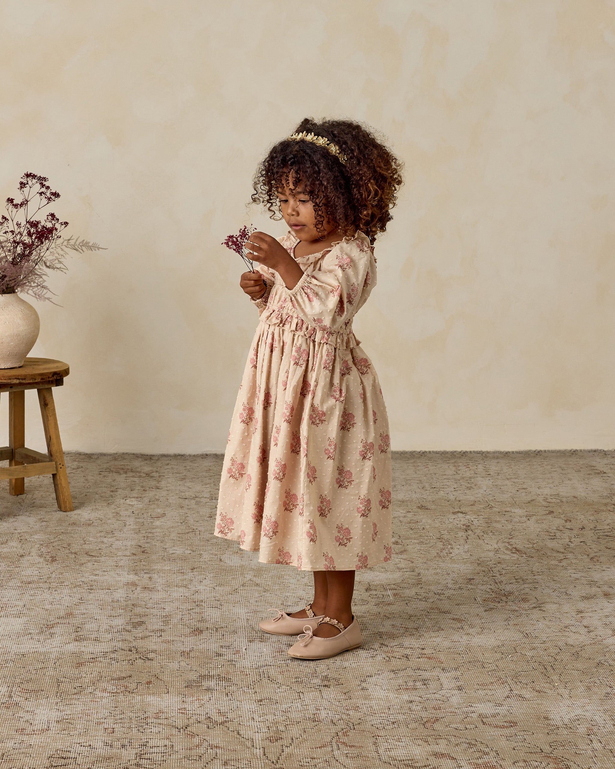 Floral Headband | Ecru - Rylee + Cru | Kids Clothes | Trendy Baby Clothes | Modern Infant Outfits |