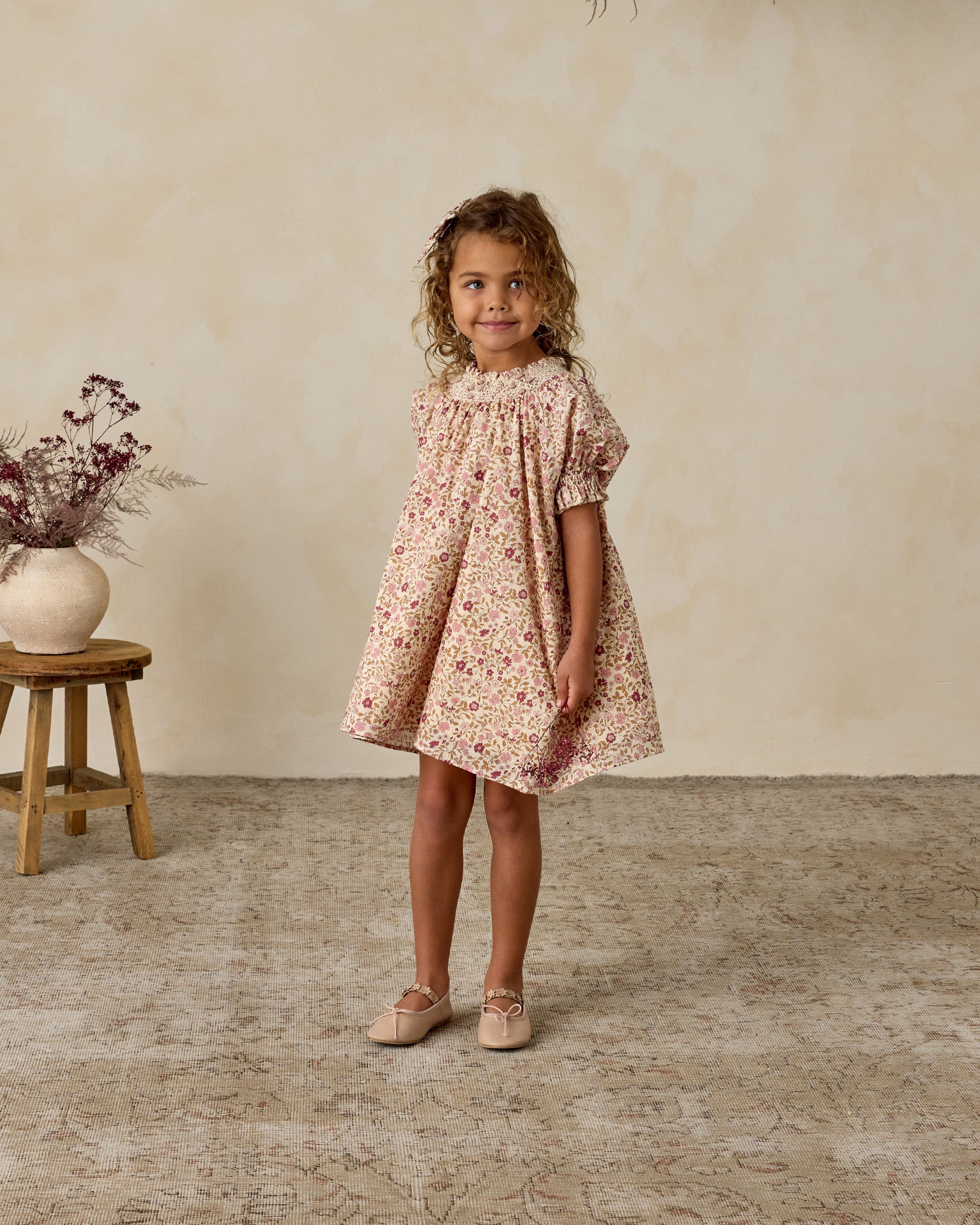 Maddie Dress | Flower Fields - Rylee + Cru | Kids Clothes | Trendy Baby Clothes | Modern Infant Outfits |