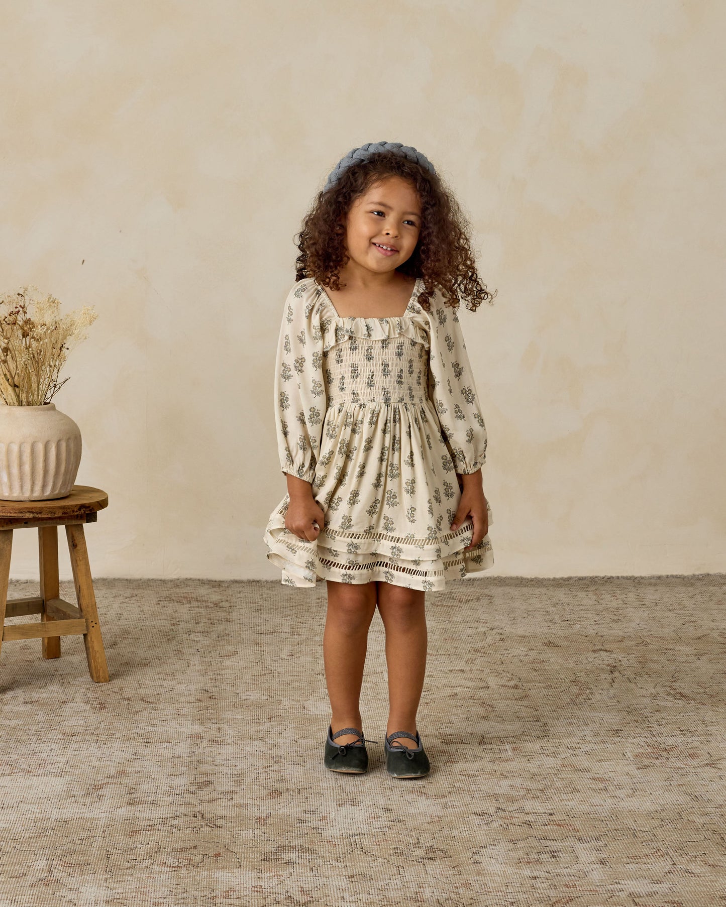 Elodie Dress | French Bouquet - Rylee + Cru | Kids Clothes | Trendy Baby Clothes | Modern Infant Outfits |