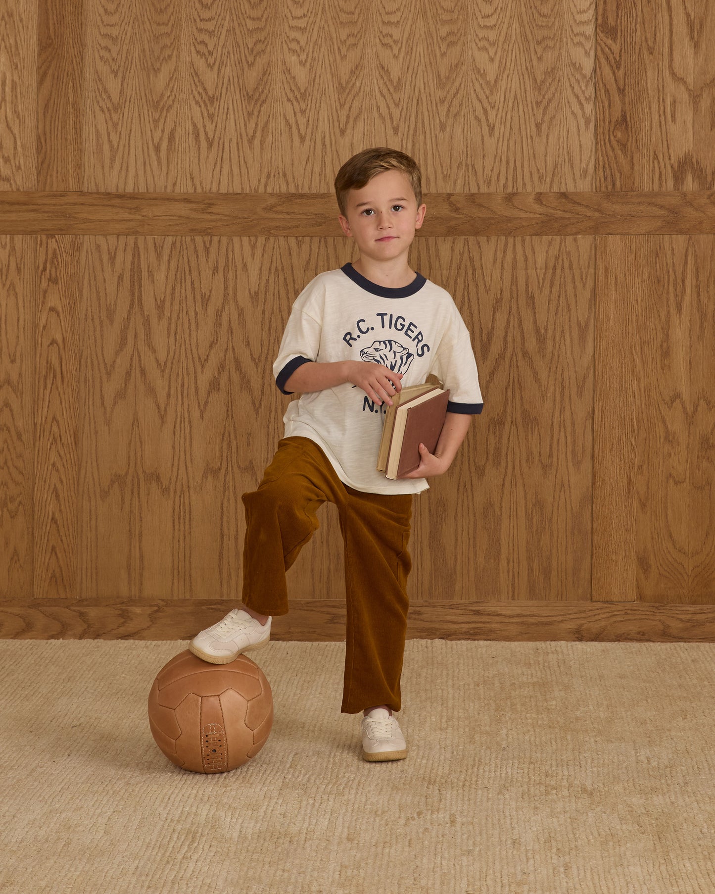 Relaxed Cargo Pant || Golden - Rylee + Cru | Kids Clothes | Trendy Baby Clothes | Modern Infant Outfits |