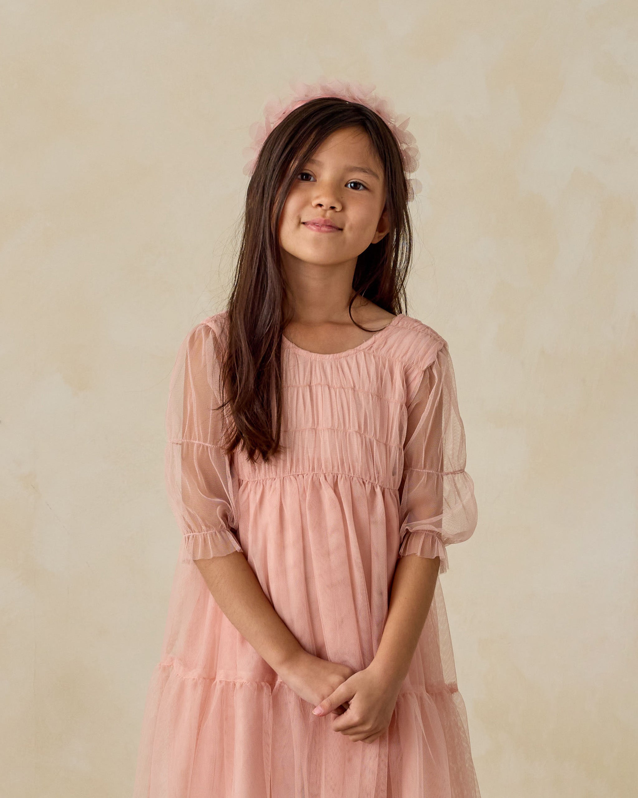 Coralie Dress | Rose - Rylee + Cru | Kids Clothes | Trendy Baby Clothes | Modern Infant Outfits |
