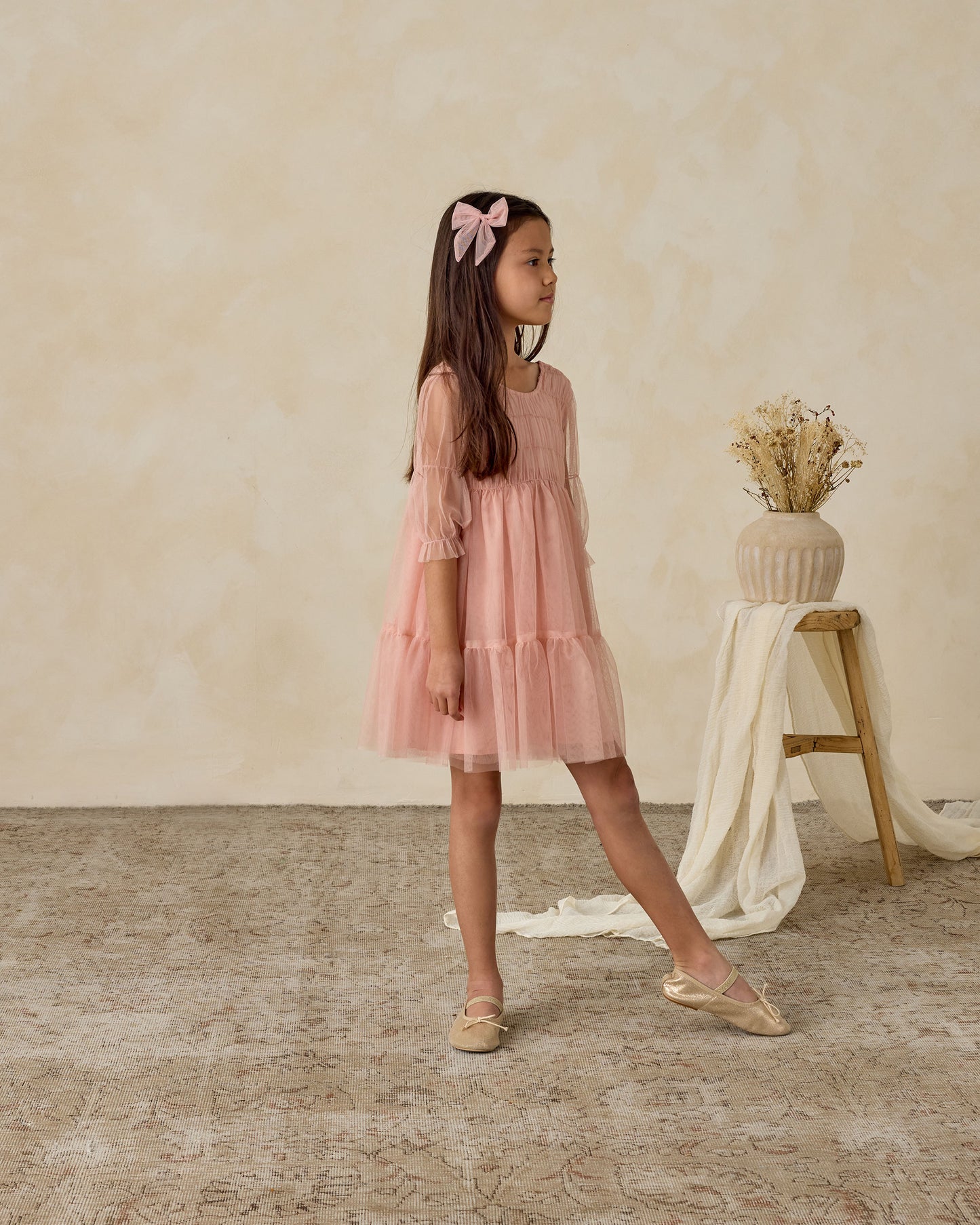 Norah Bow | Rose - Rylee + Cru | Kids Clothes | Trendy Baby Clothes | Modern Infant Outfits |