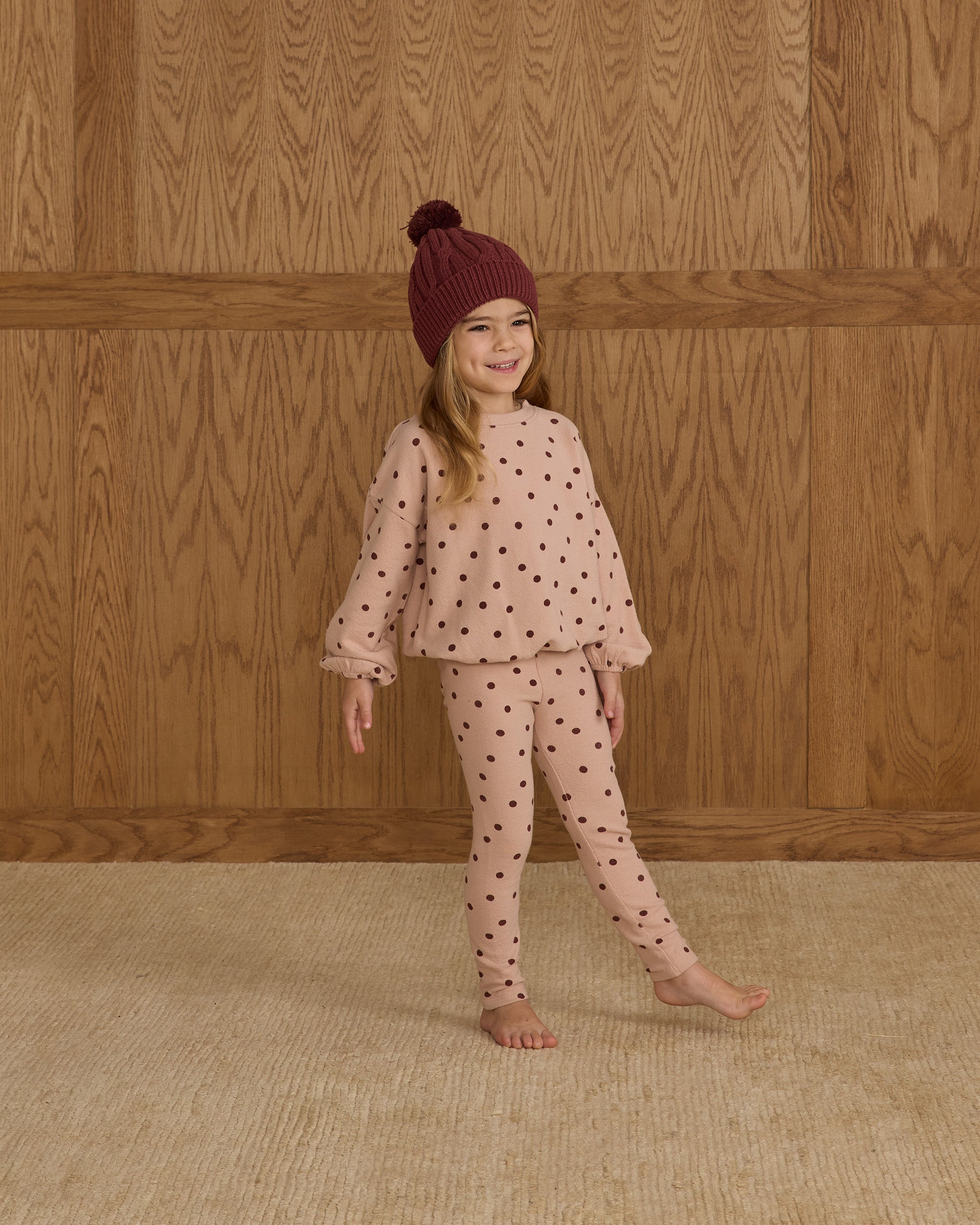 Spongey Knit Set || Polka Dot – Rylee + Cru