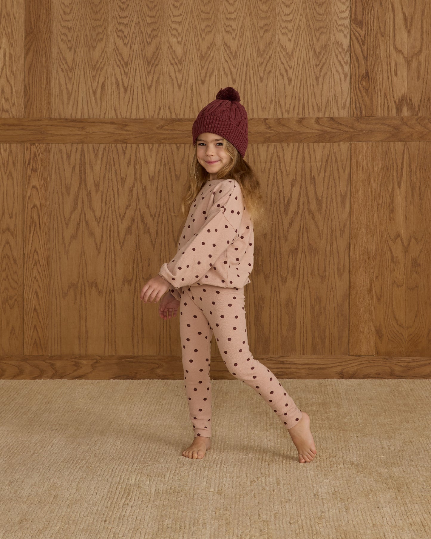 Spongey Knit Set || Polka Dot - Rylee + Cru | Kids Clothes | Trendy Baby Clothes | Modern Infant Outfits |