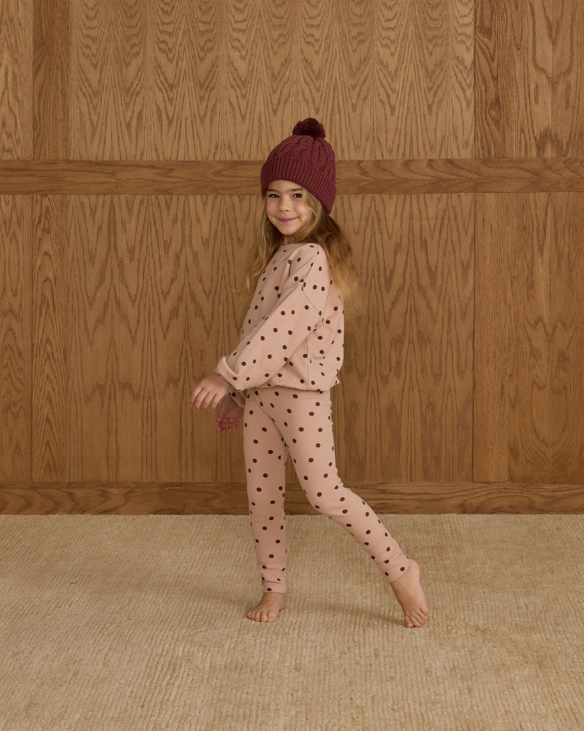 Spongey Knit Set || Polka Dot - Rylee + Cru | Kids Clothes | Trendy Baby Clothes | Modern Infant Outfits |