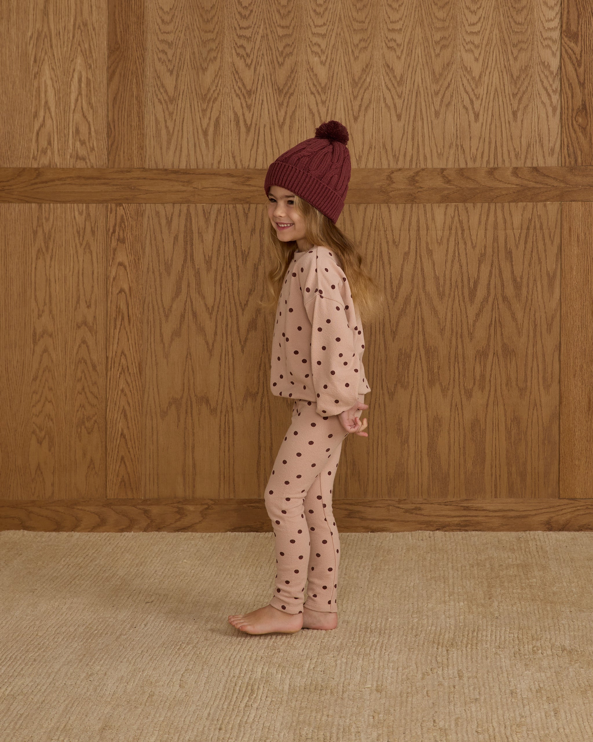 Spongey Knit Set || Polka Dot - Rylee + Cru | Kids Clothes | Trendy Baby Clothes | Modern Infant Outfits |