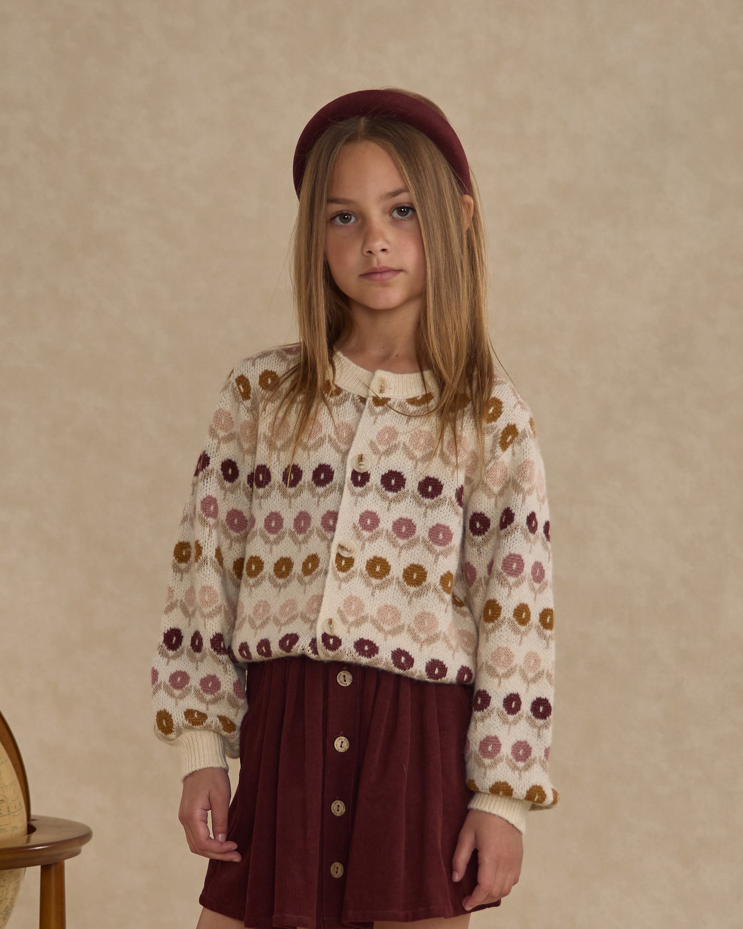 Cheyenne Cardigan || Floral Jacquard - Rylee + Cru | Kids Clothes | Trendy Baby Clothes | Modern Infant Outfits |