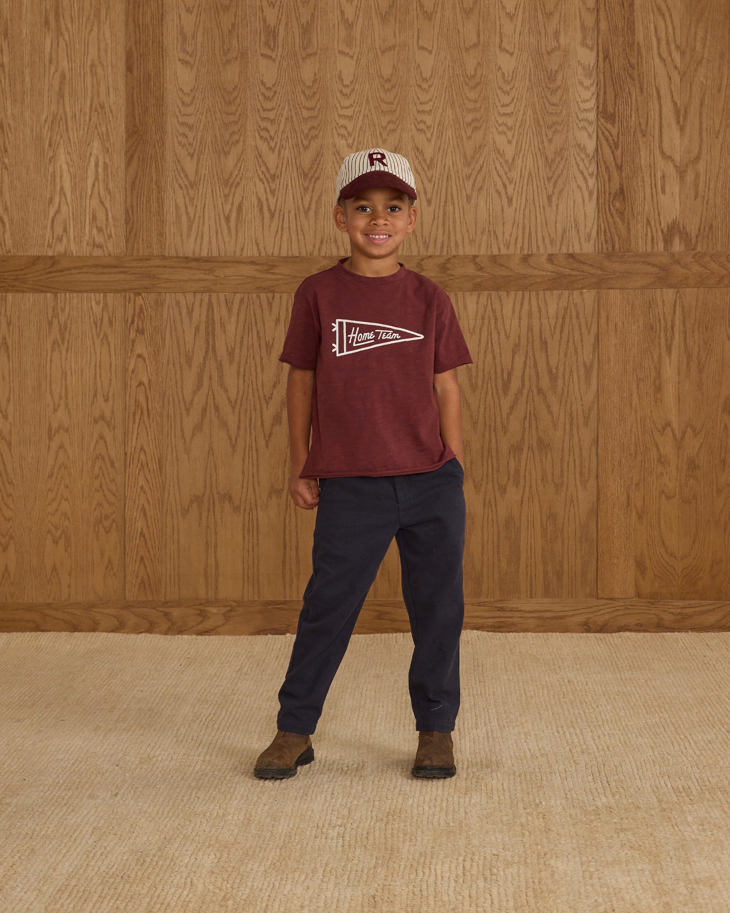 Baseball Hat || Navy Pinstripe - Rylee + Cru | Kids Clothes | Trendy Baby Clothes | Modern Infant Outfits |