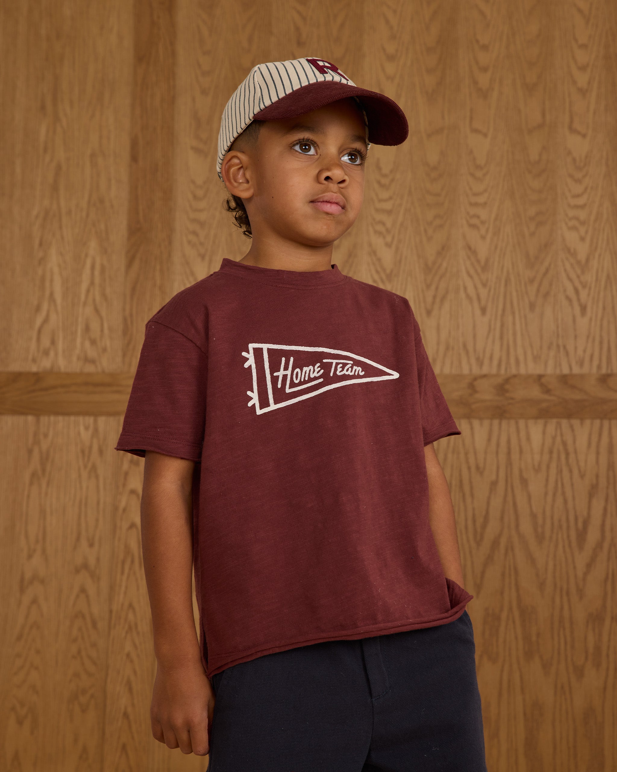 Baseball Hat || Navy Pinstripe - Rylee + Cru | Kids Clothes | Trendy Baby Clothes | Modern Infant Outfits |