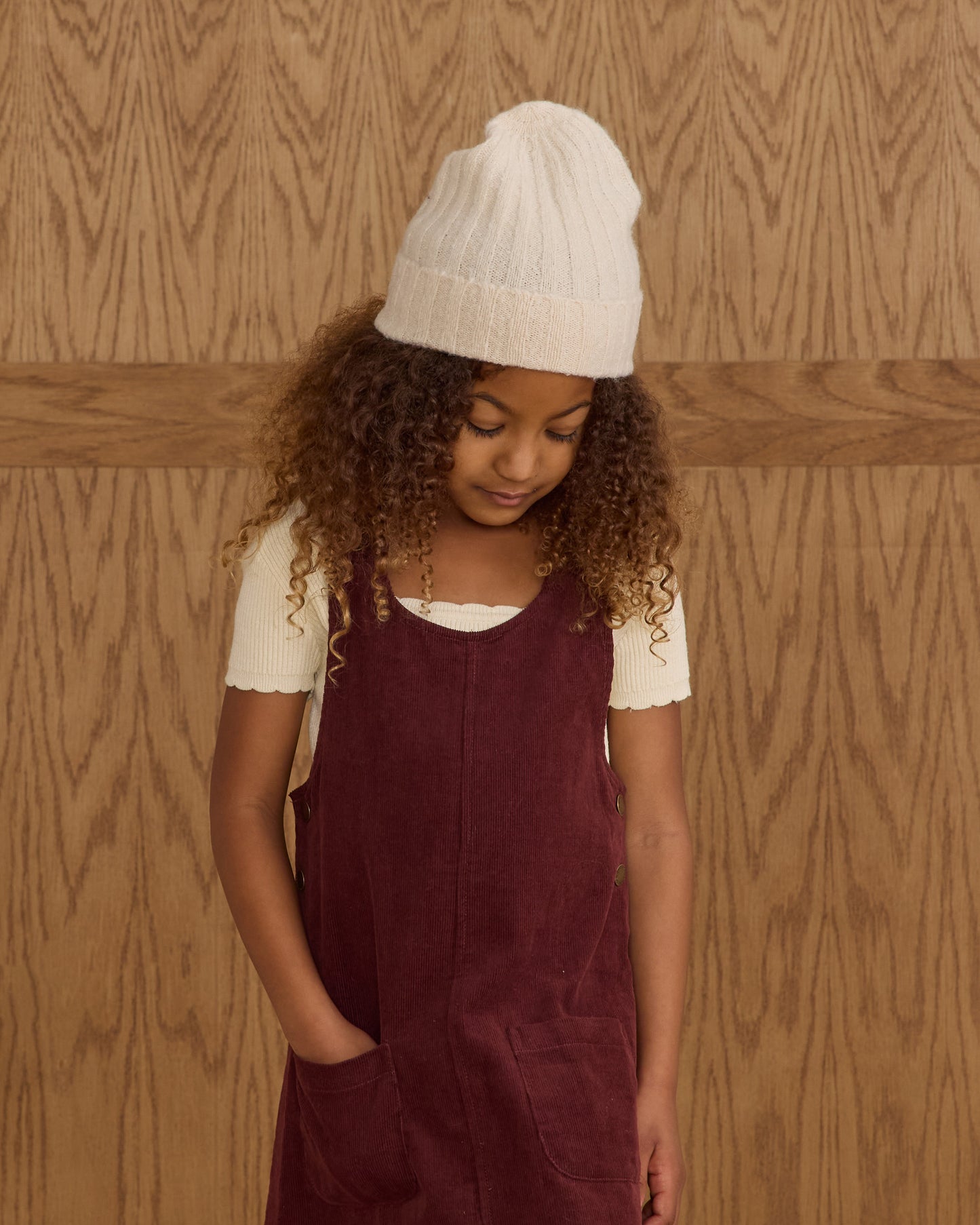 Odette Overall Dress || Burgundy - Rylee + Cru | Kids Clothes | Trendy Baby Clothes | Modern Infant Outfits |