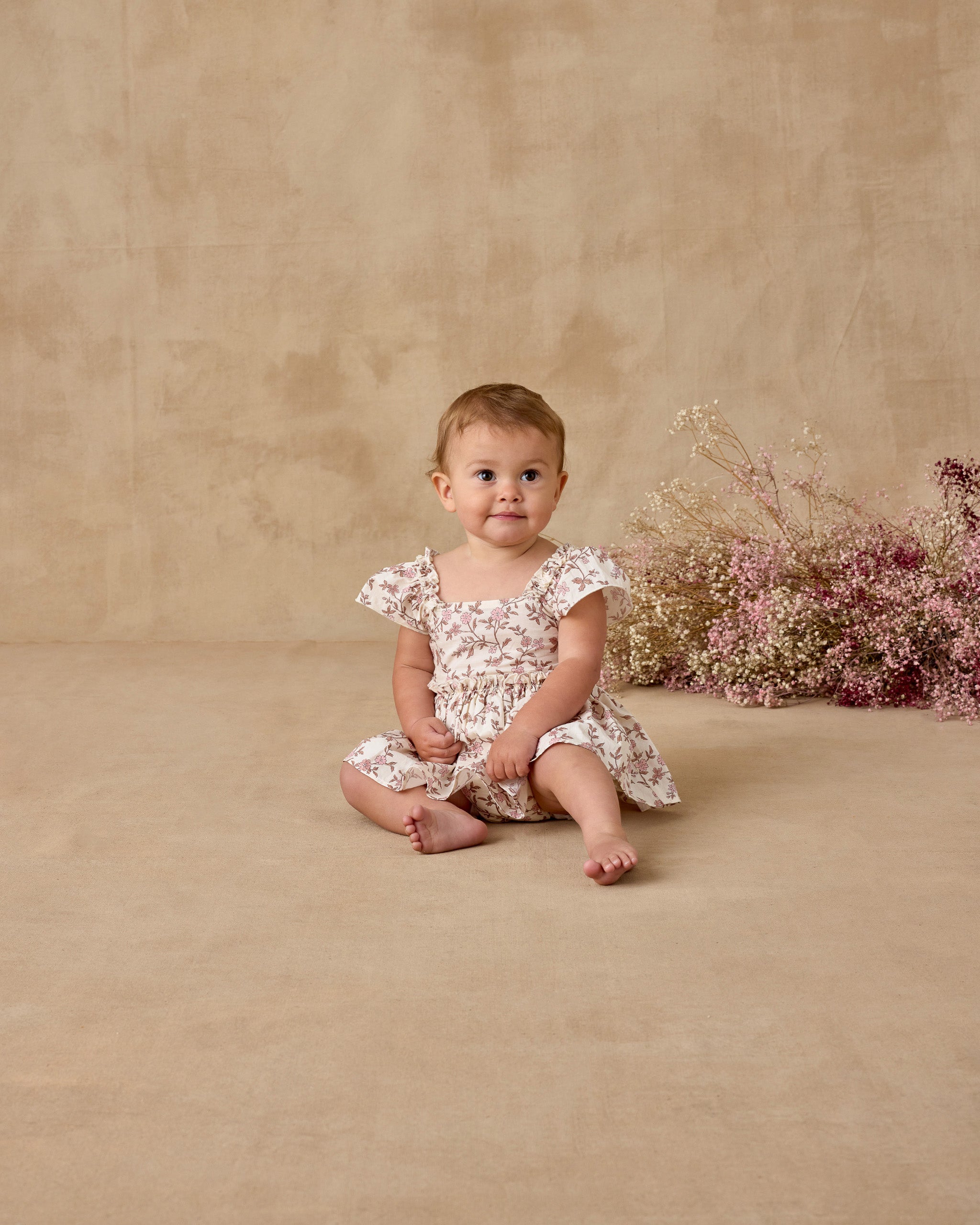 Margot Romper | Rose Meadow - Rylee + Cru | Kids Clothes | Trendy Baby Clothes | Modern Infant Outfits |