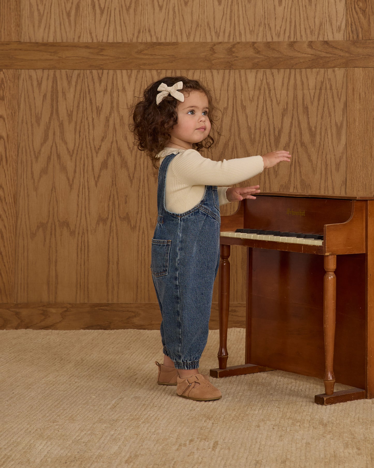 Bows, Set Of 2 || Natural - Rylee + Cru | Kids Clothes | Trendy Baby Clothes | Modern Infant Outfits |