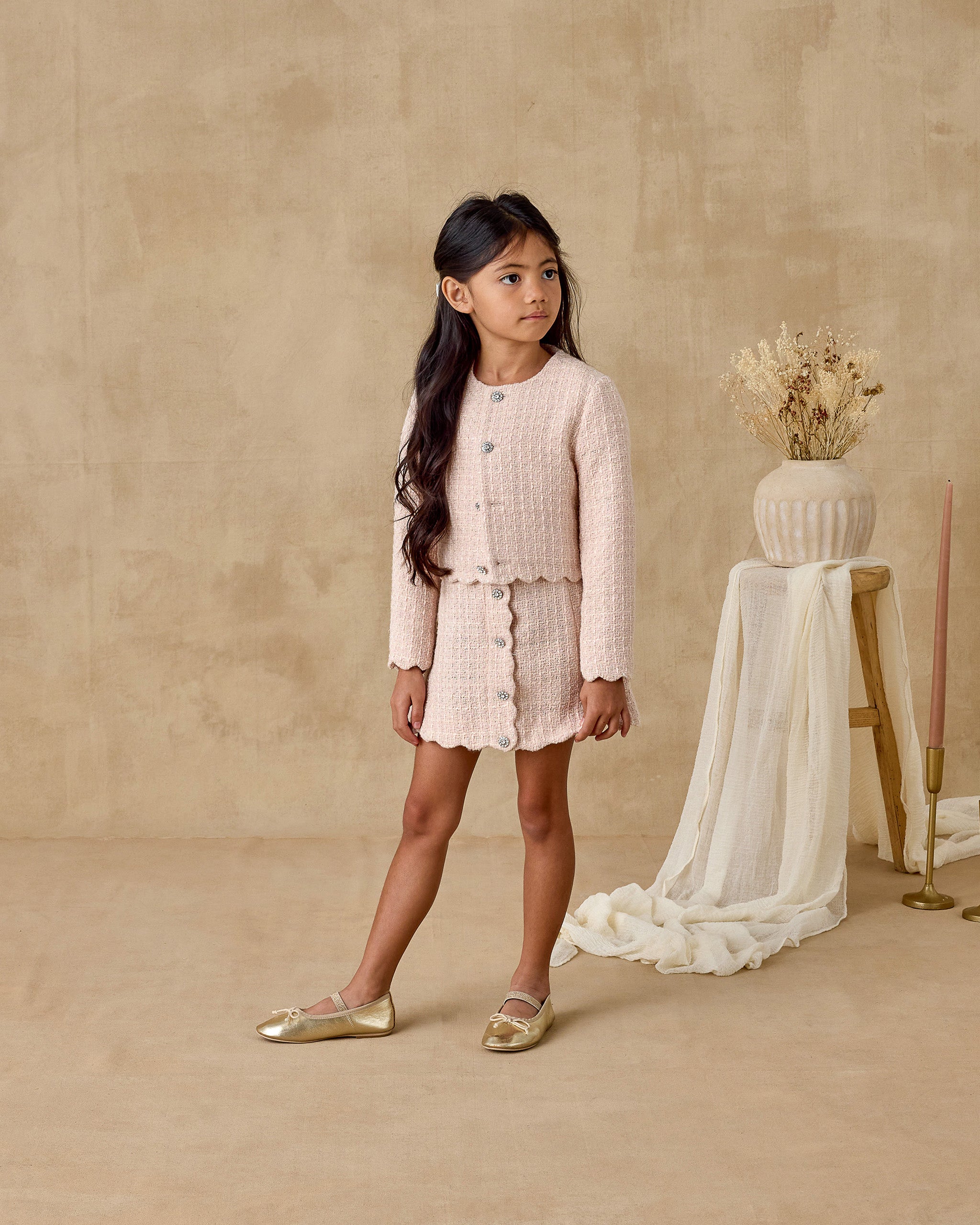 Tweed Jacket | Rose - Rylee + Cru | Kids Clothes | Trendy Baby Clothes | Modern Infant Outfits |