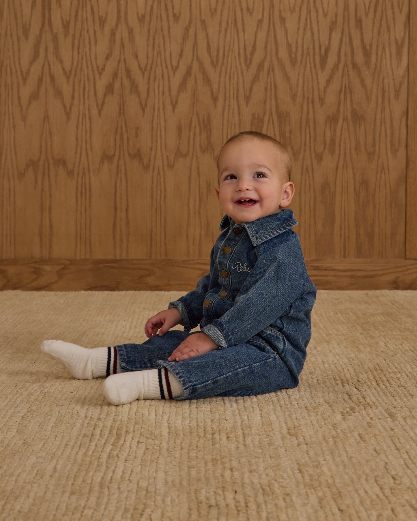 Stripe Socks, 2-pack || Ivory, Navy - Rylee + Cru | Kids Clothes | Trendy Baby Clothes | Modern Infant Outfits |