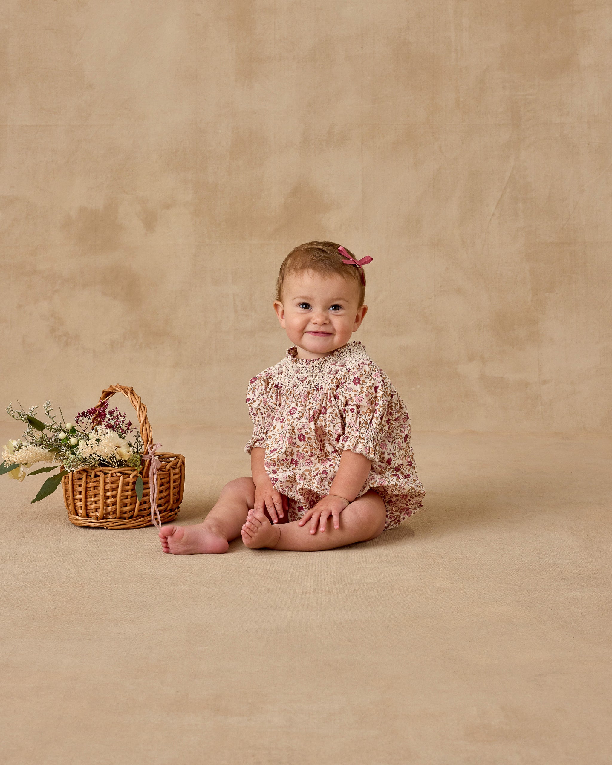 Maddie Romper | Flower Fields - Rylee + Cru | Kids Clothes | Trendy Baby Clothes | Modern Infant Outfits |
