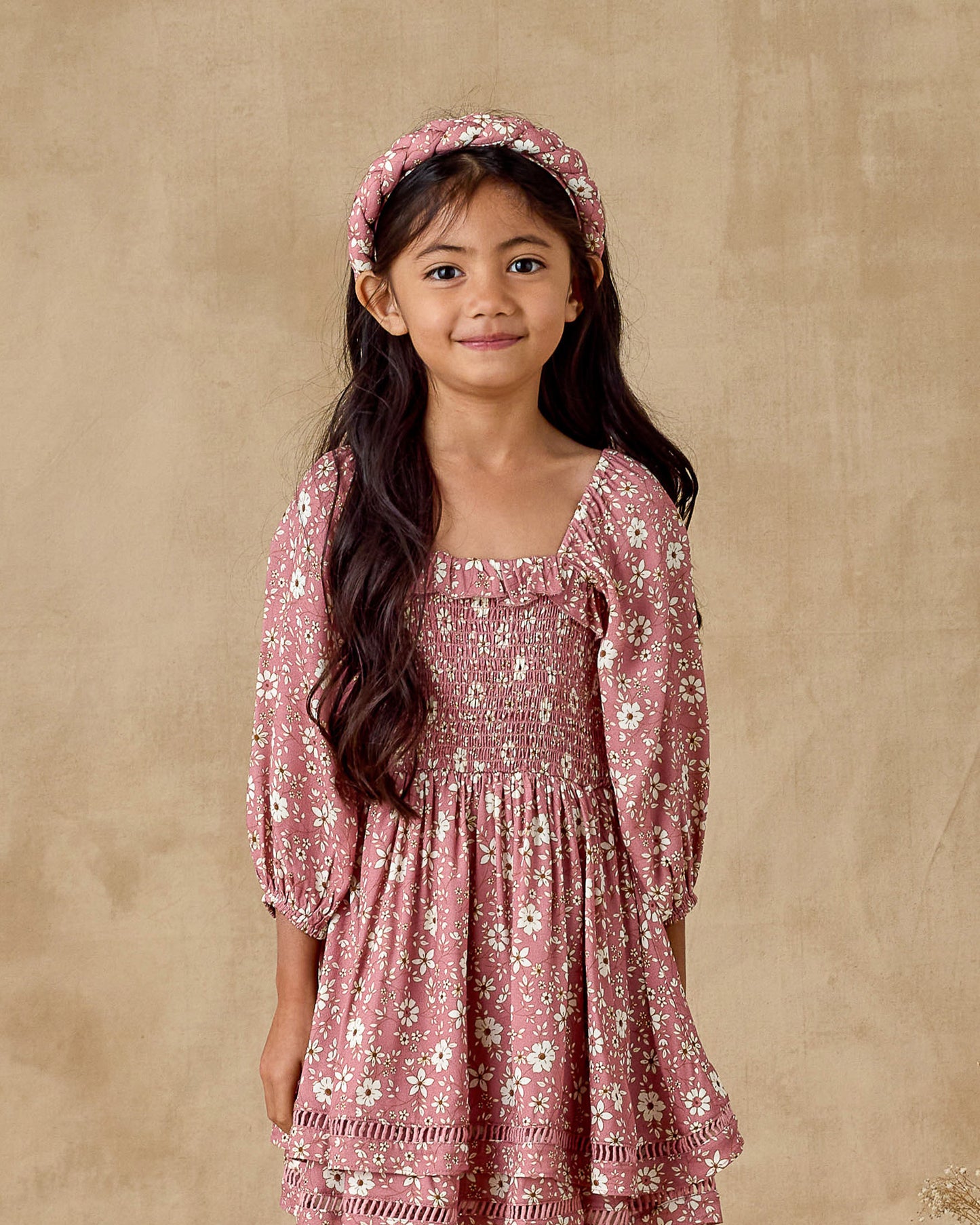 Braided Headband | Rose Bloom - Rylee + Cru | Kids Clothes | Trendy Baby Clothes | Modern Infant Outfits |