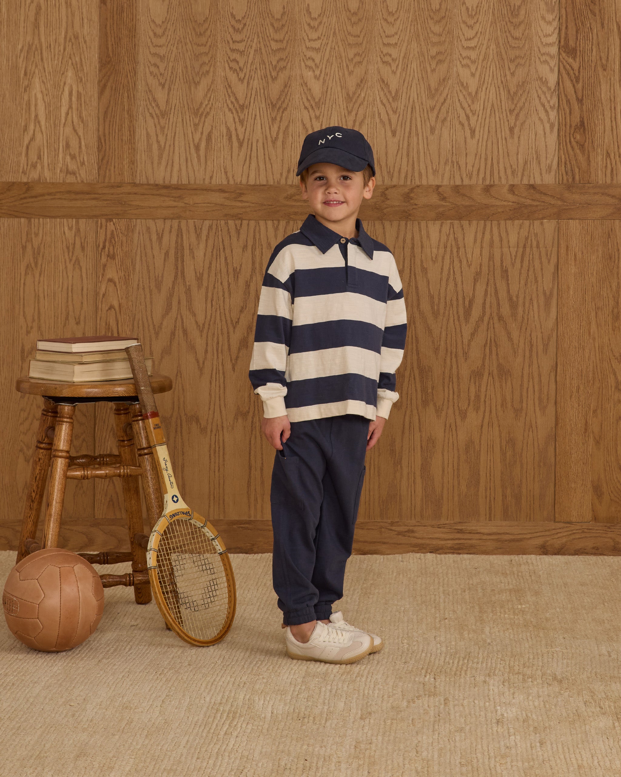 Cargo Jogger || Navy - Rylee + Cru | Kids Clothes | Trendy Baby Clothes | Modern Infant Outfits |