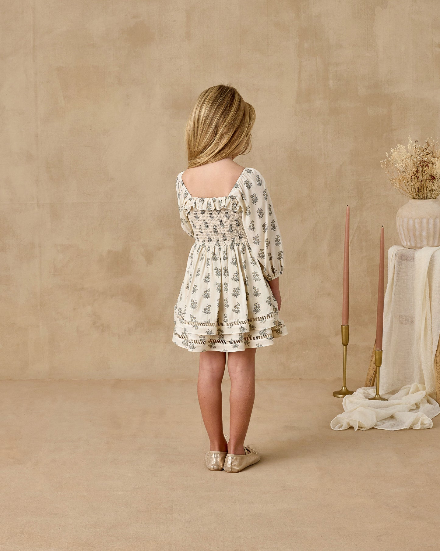 Elodie Dress | French Bouquet - Rylee + Cru | Kids Clothes | Trendy Baby Clothes | Modern Infant Outfits |