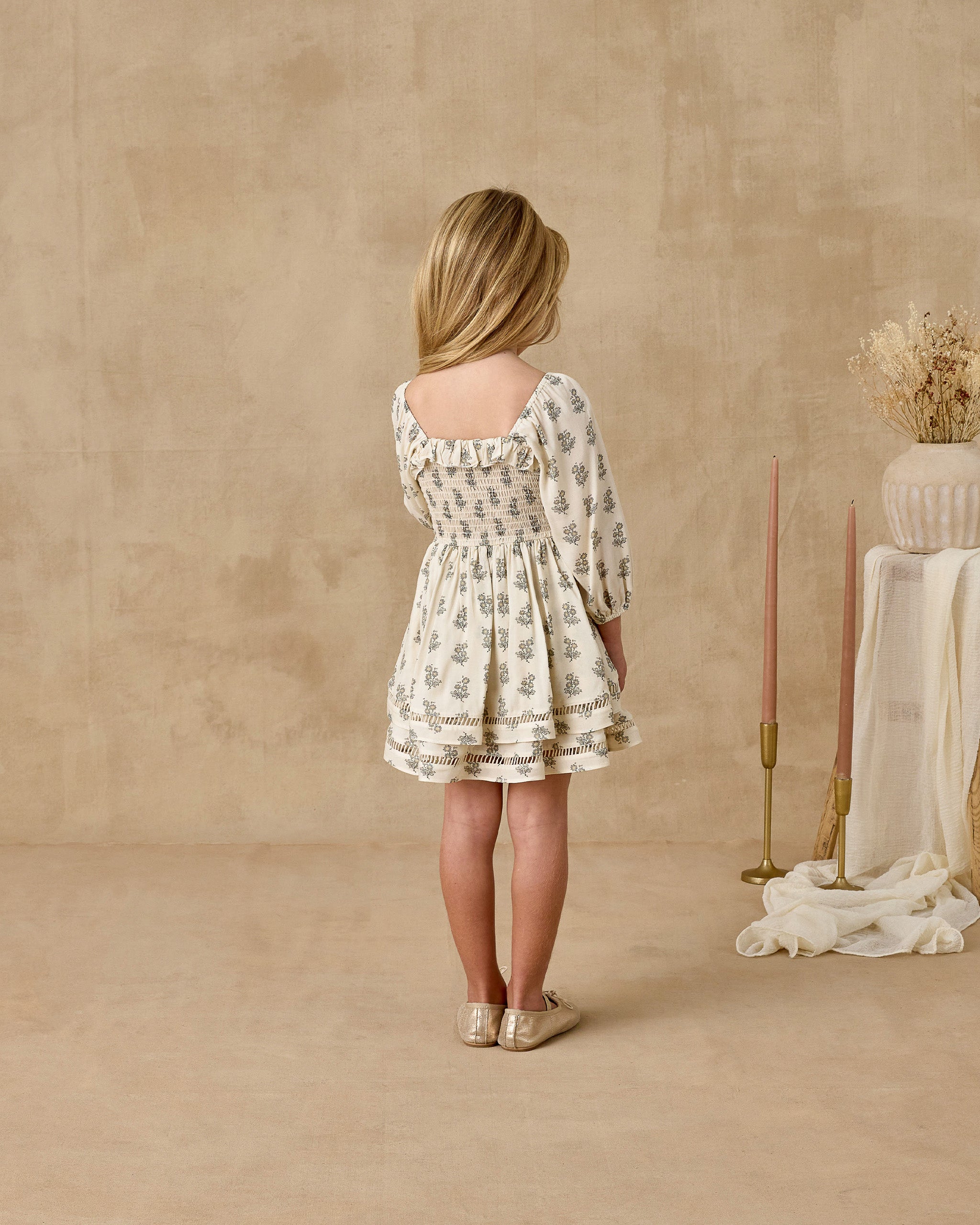 Elodie Dress | French Bouquet - Rylee + Cru | Kids Clothes | Trendy Baby Clothes | Modern Infant Outfits |